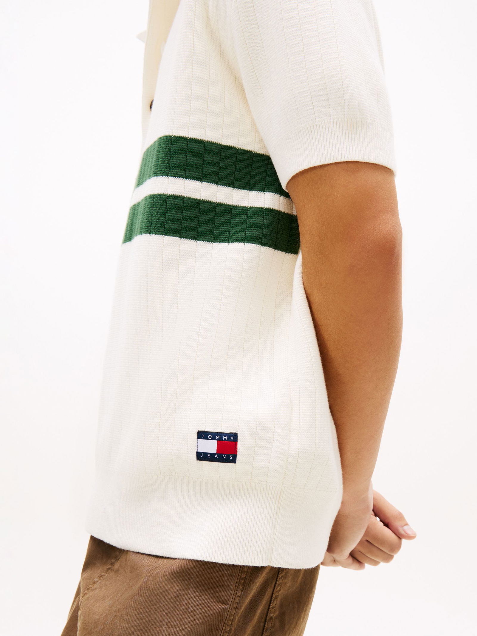 Tommy Jeans |  Tommy Jeans Poloshirt  | L | ancient white