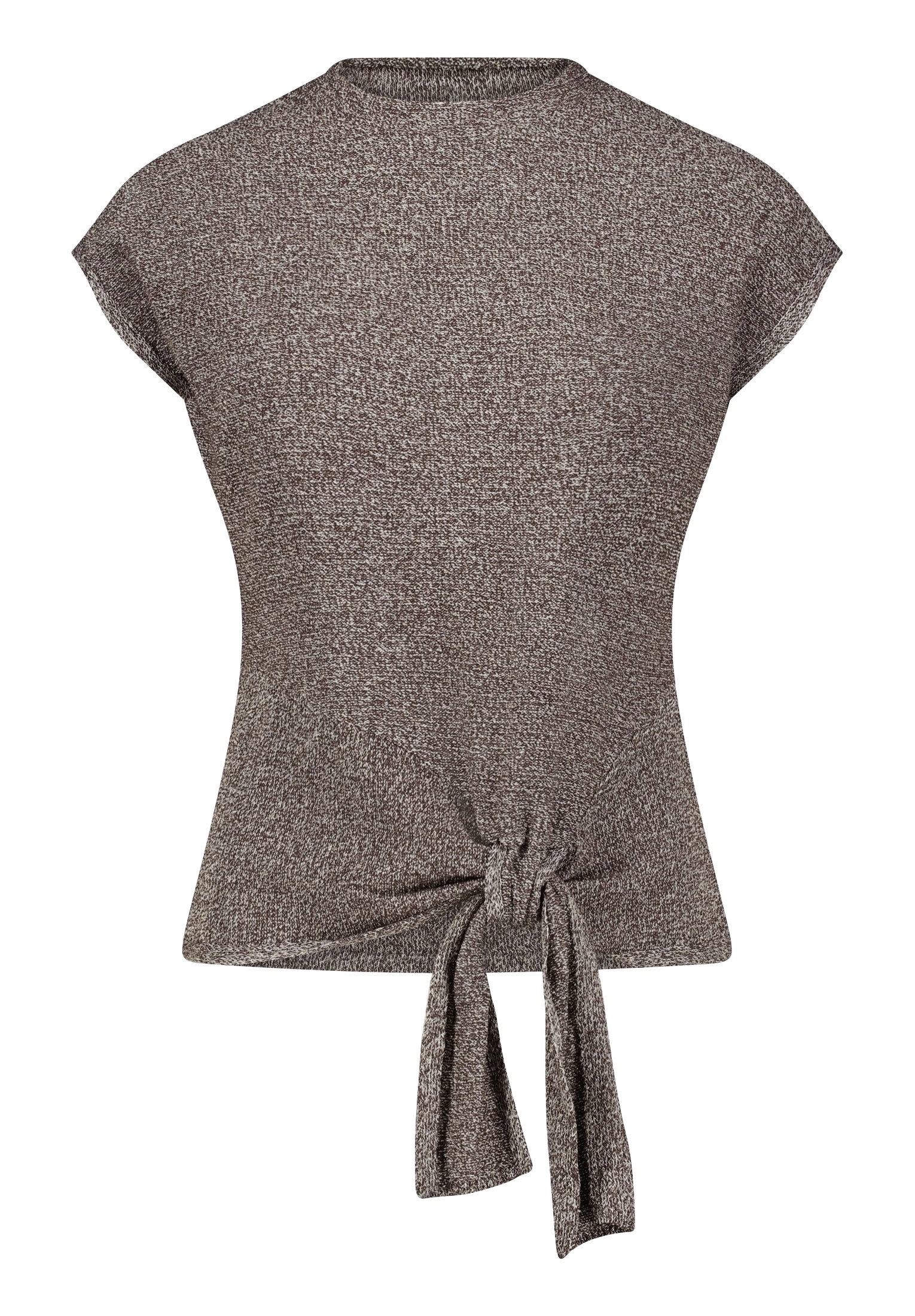 Shirt Kurz 1/2 Arm, Brown Melange #1