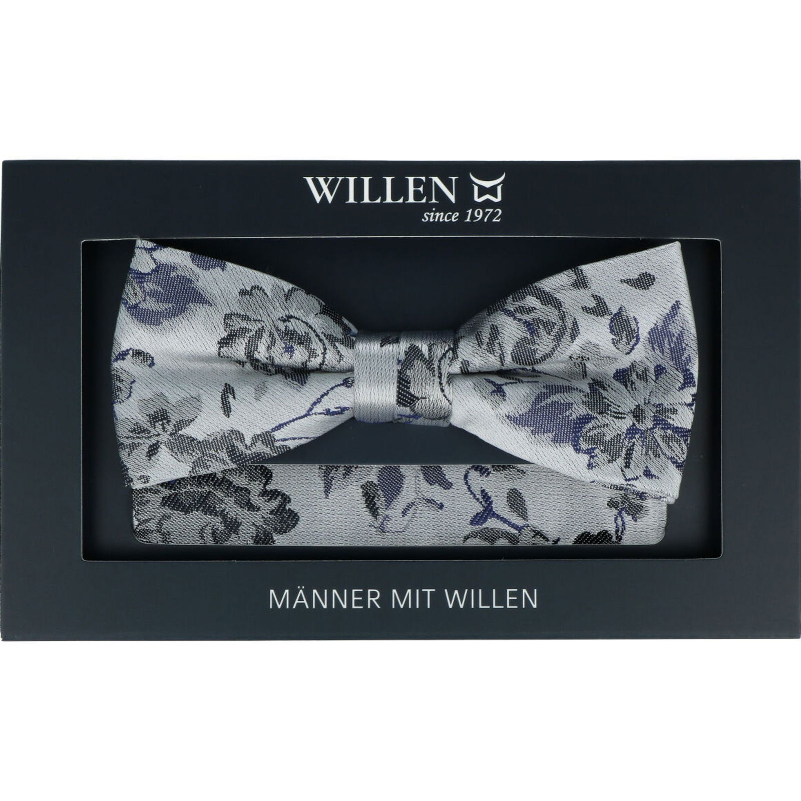 Willen |  Willen Set: Schleife & Einstecktuch | STK | marine