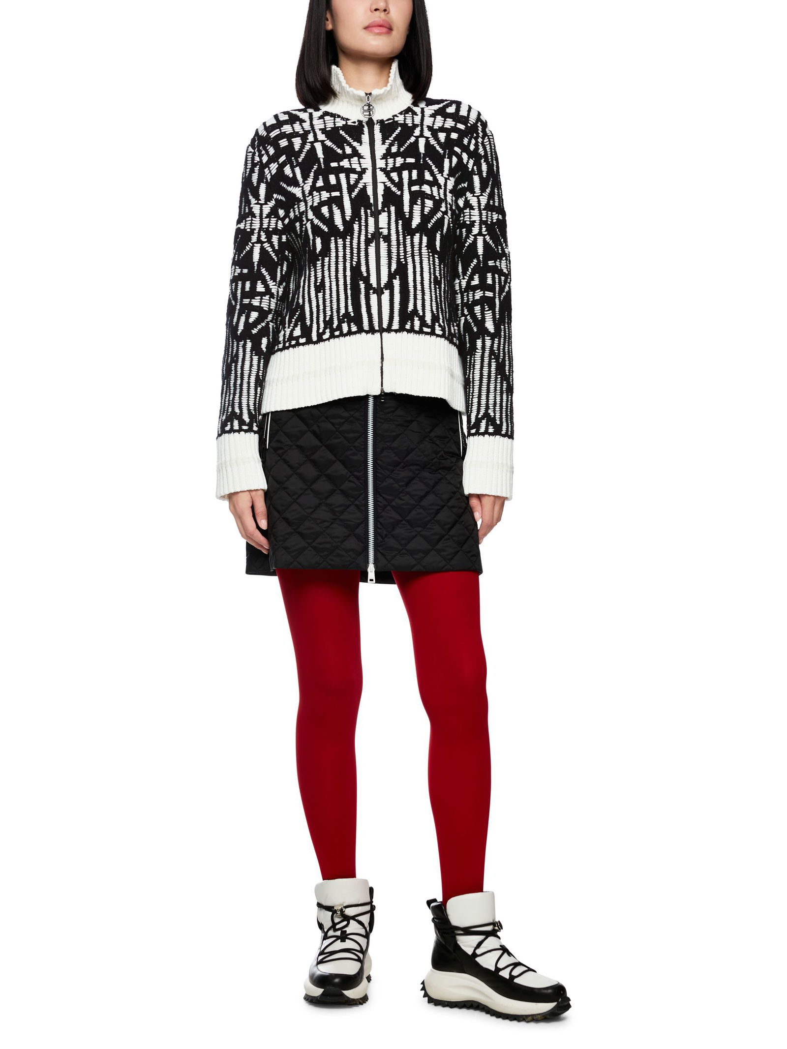 62787cce4803d9b553eeaf72795d2fad Marc Cain Sports | Marc Cain Sports Pullover | 36 | black and white