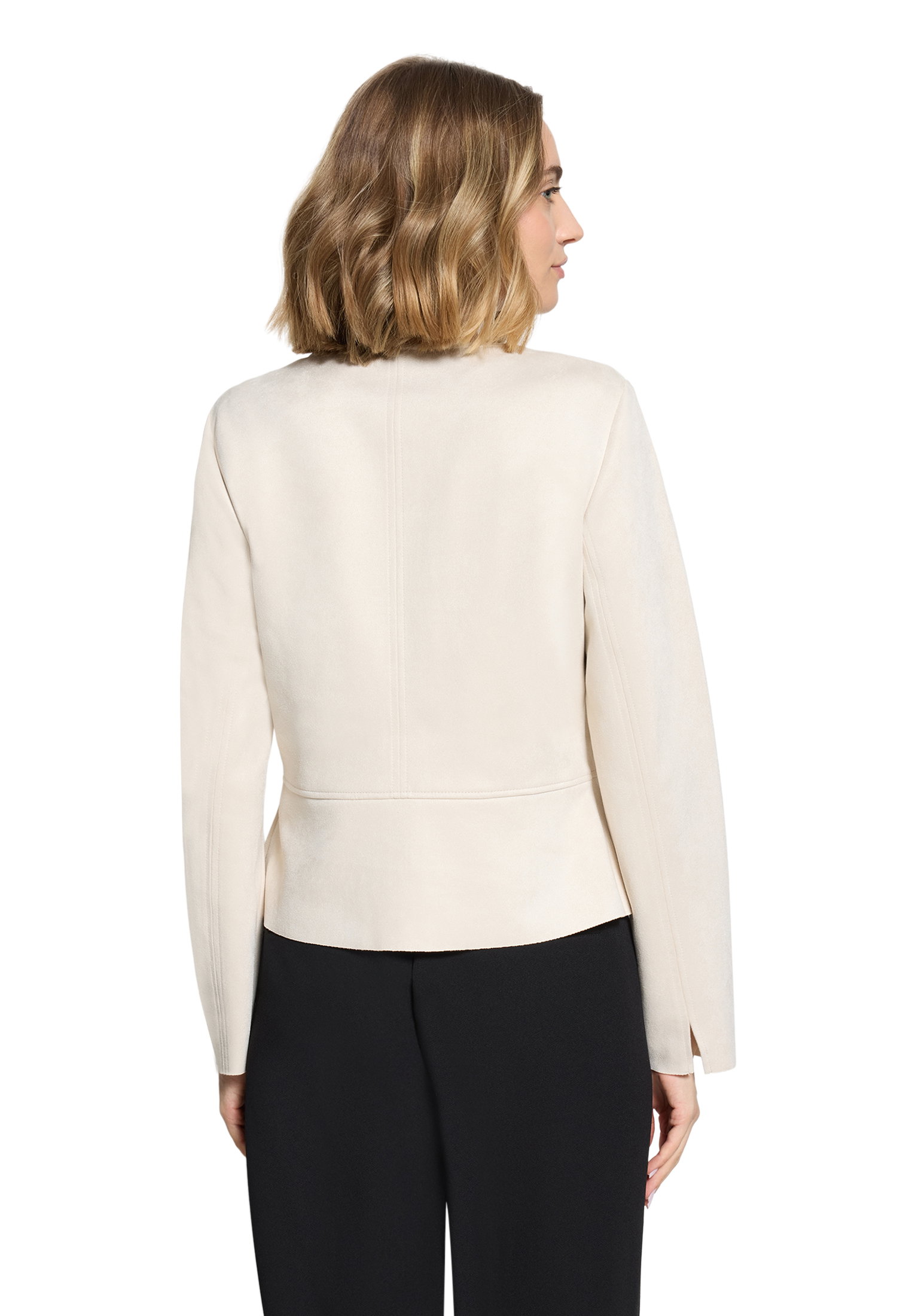 Blazerjacke Kurz 1/1 Arm, Pastel Sand #4