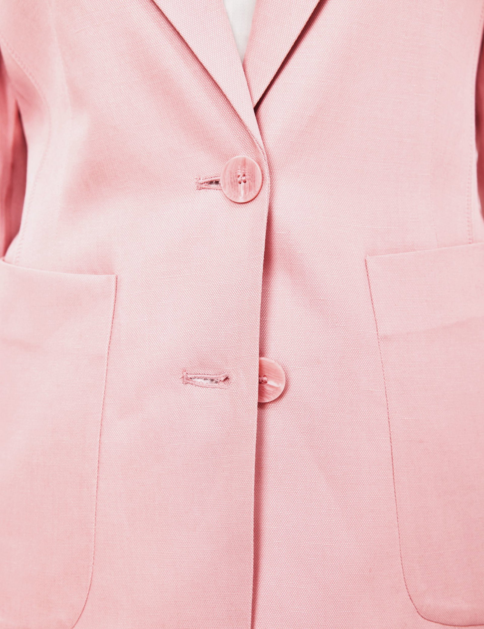 Taillierter Blazer aus Lyocell-Leinen-Mix