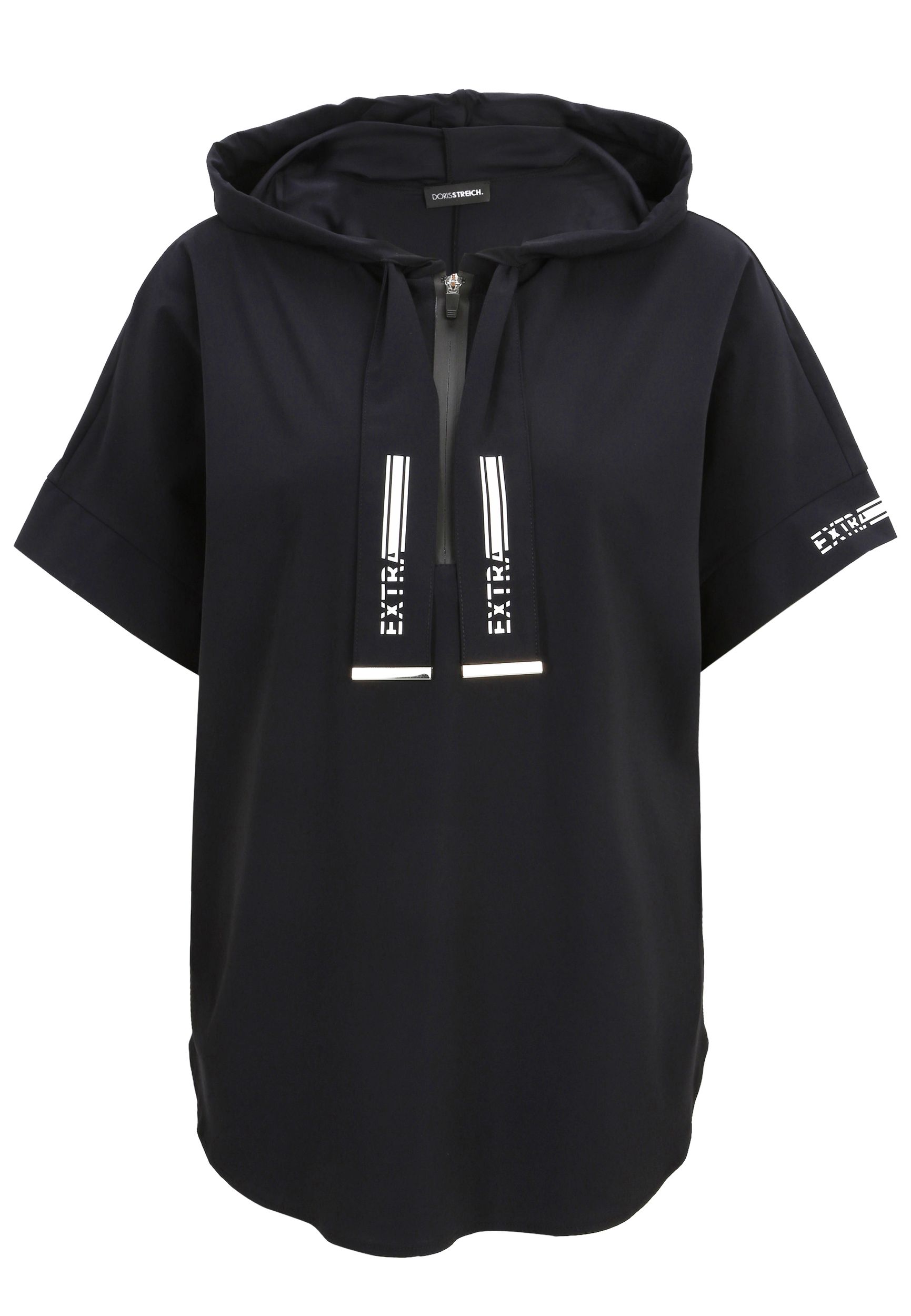 Doris Streich |  Doris Streich Druckbluse  | 48 | schwarz