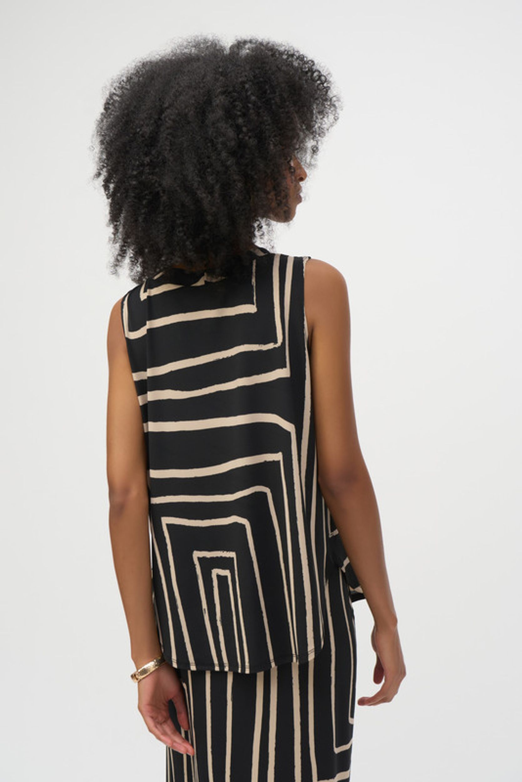 Joseph Ribkoff |  Joseph Ribkoff Top  | 46 | schwarz/beige