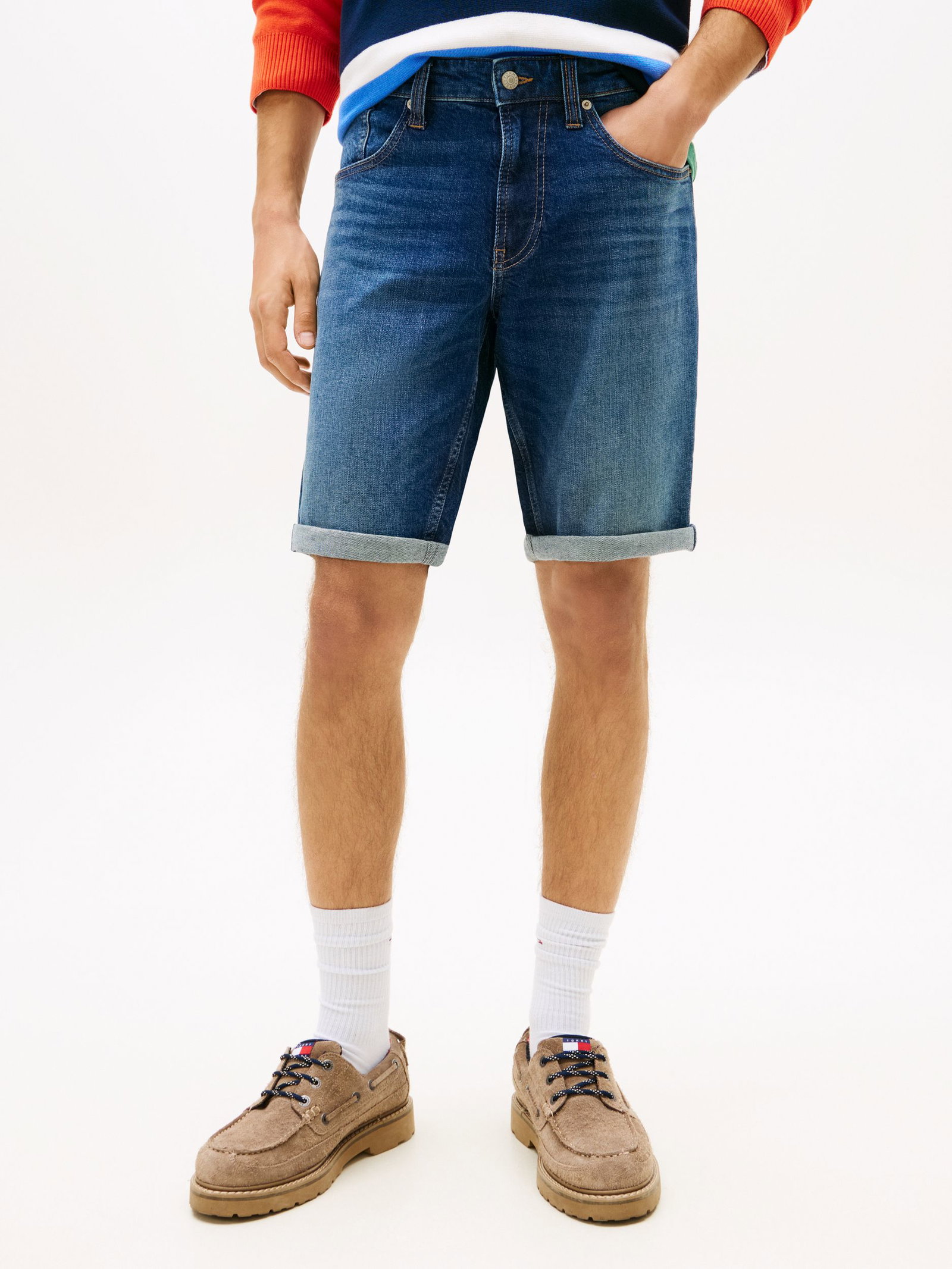 2f9b0c5909e734f34725c0a07739f41d Tommy Jeans | Tommy Jeans Shorts | 36/NI | aspen dark blue stretch