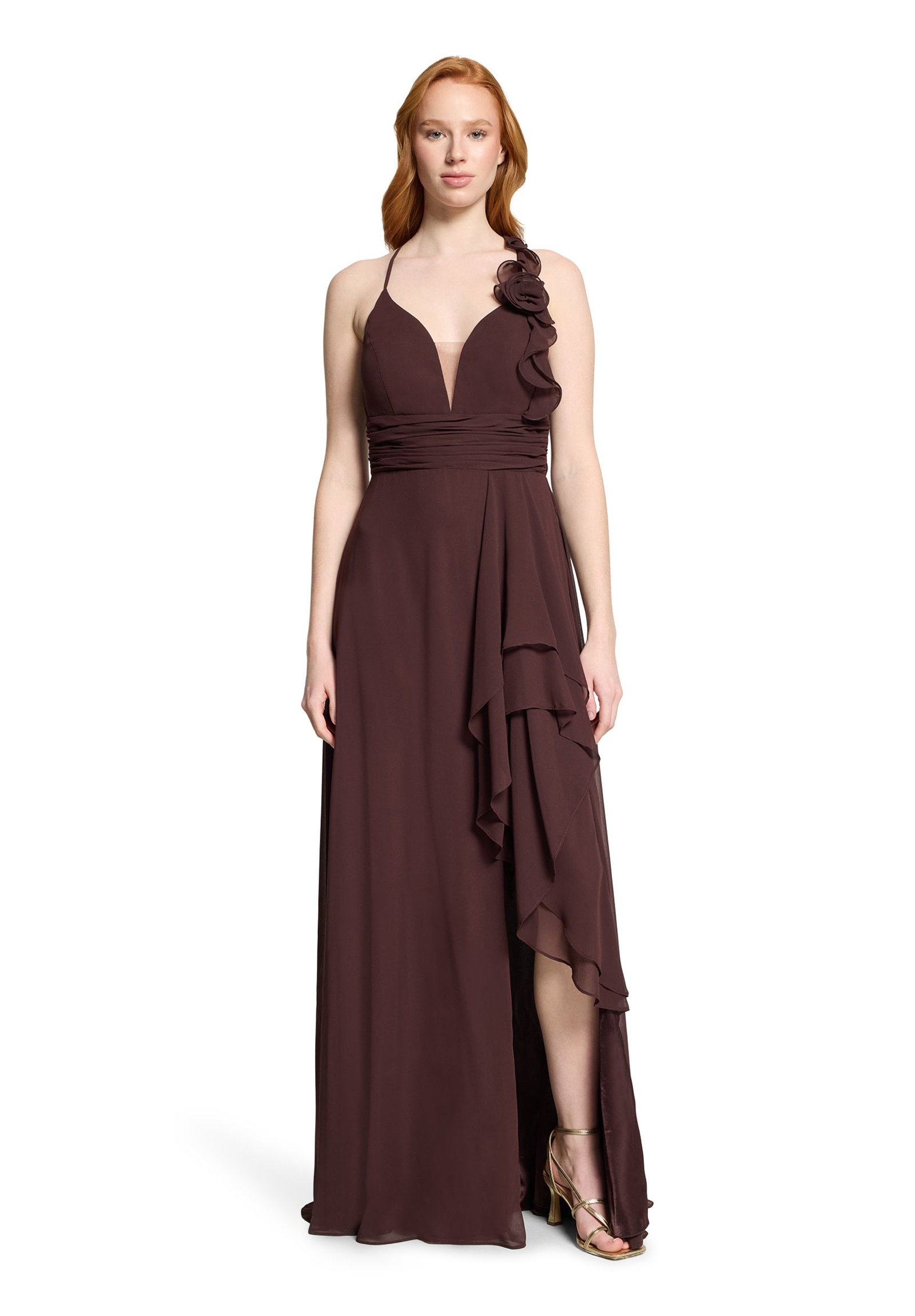 c8bb0ba0df581b266f0dc0240ad450a9 VM by Vera Mont | VM by Vera Mont Langes Kleid | 34 | dark maroon