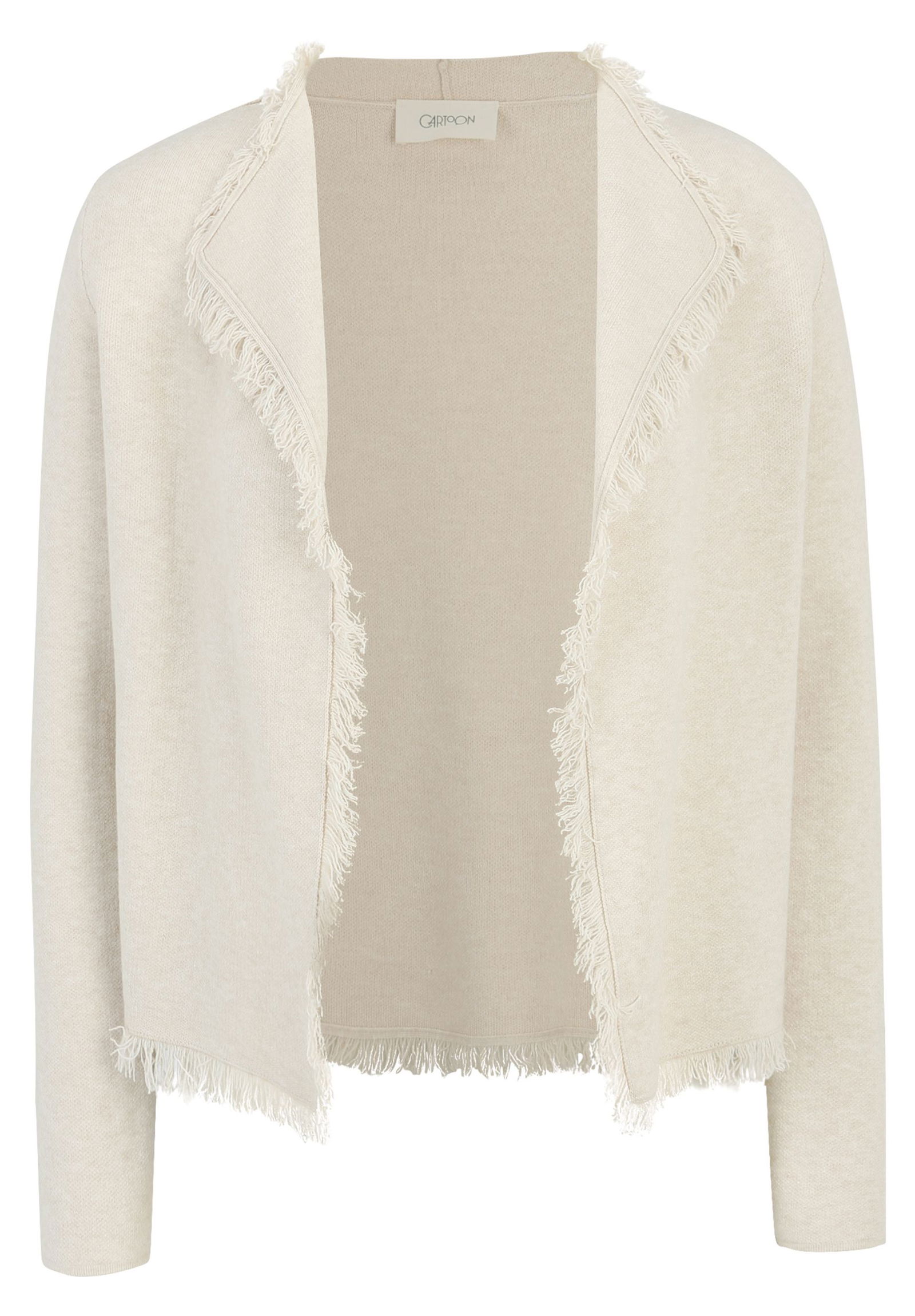 Cartoon |  Cartoon Strickjacke | Cardigan  | 40 | beige