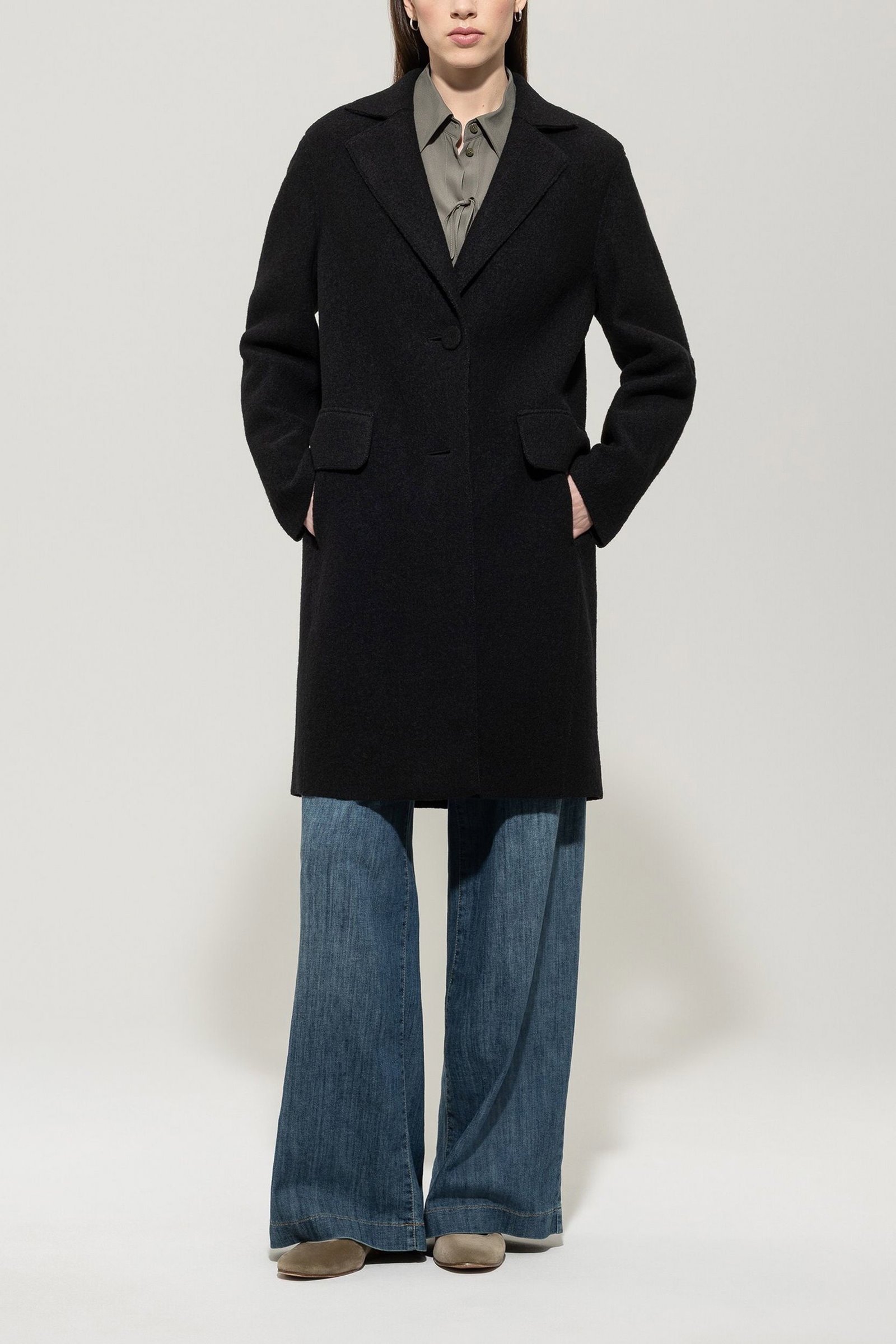 c41d77bef059dccda631a7a90924463d Luisa Cerano | Luisa Cerano Wollmantel | 44 | black