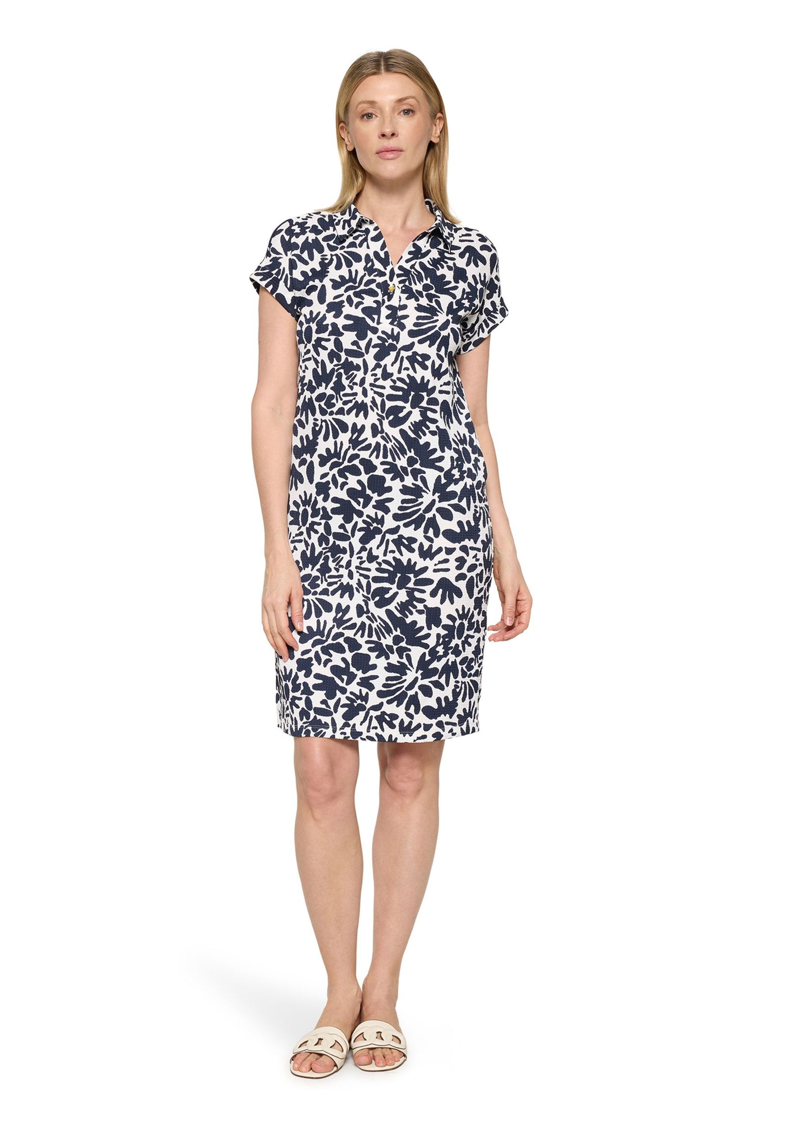 Cartoon |  Cartoon Freizeitkleid  | 36 | weiß/blau