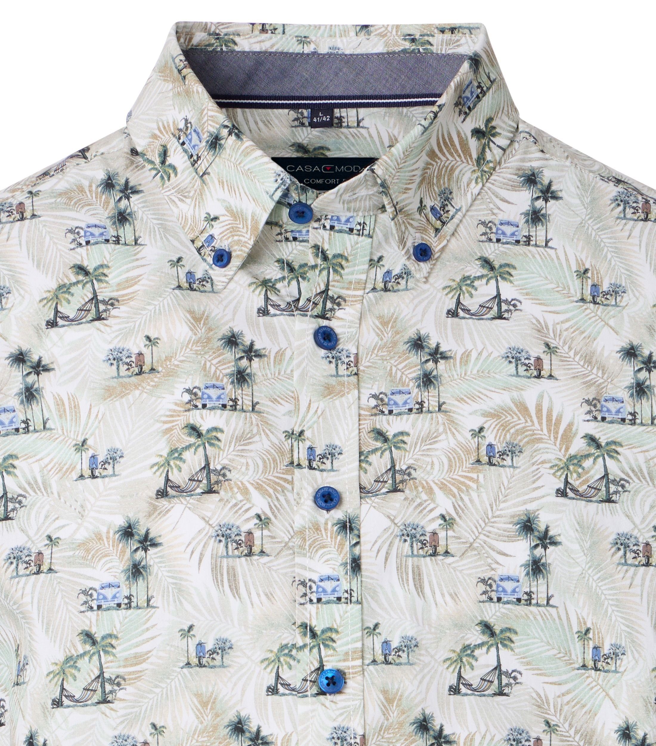 Casa Moda |  Freizeithemd Kurzarm | XXL | grün