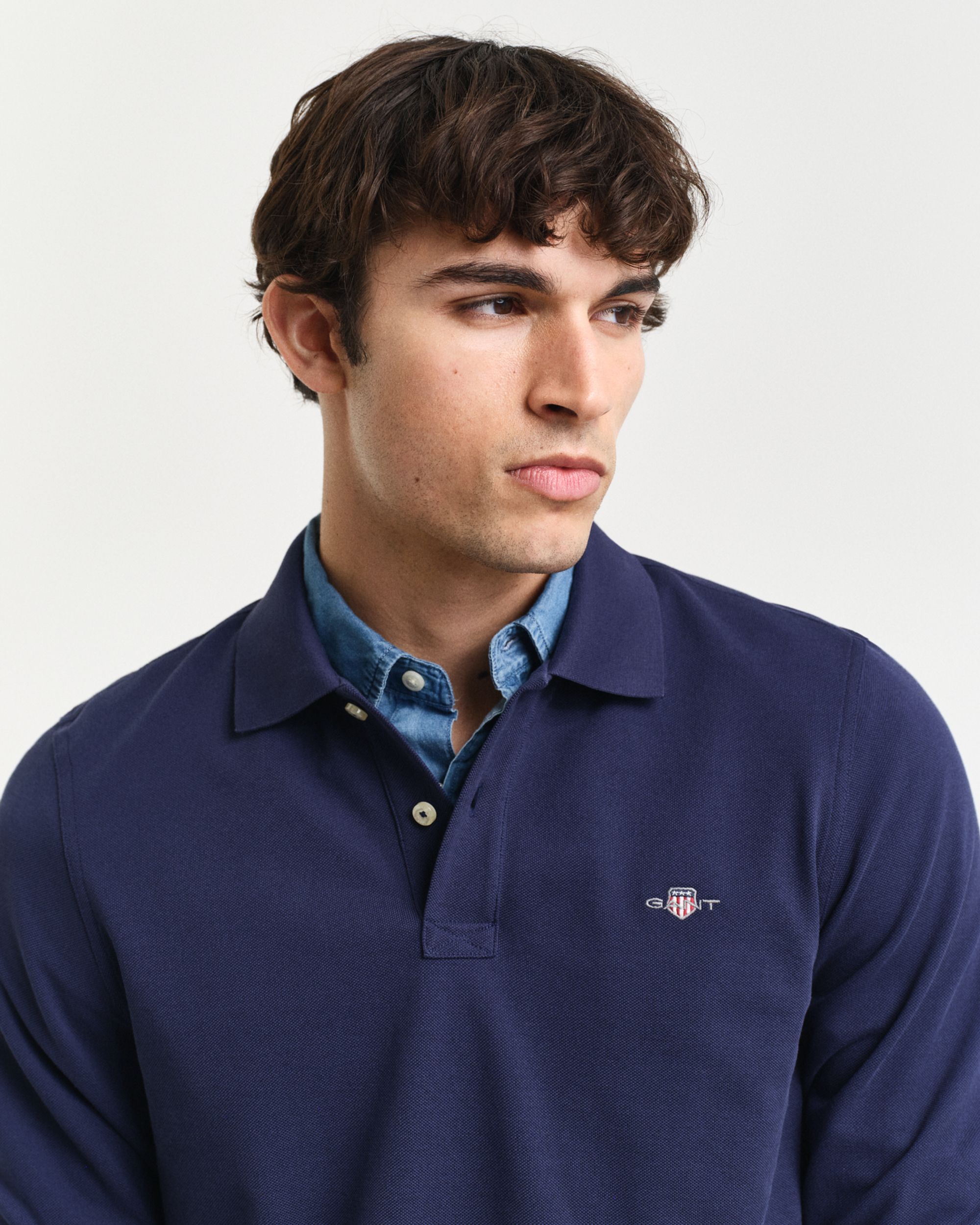 Gant |  Gant Longsleeve  | XXXL | evening blue