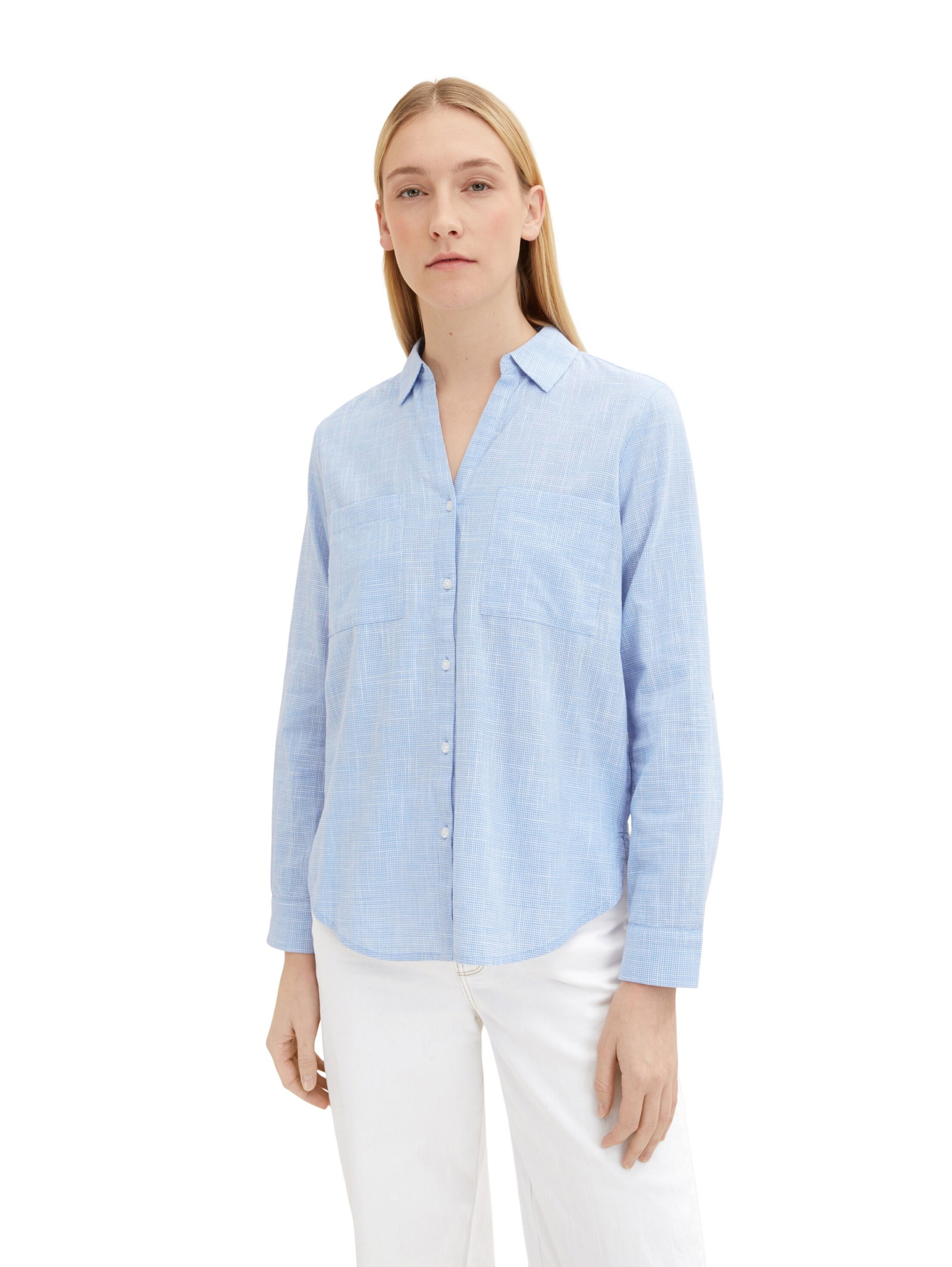 Bluse mit Brusttaschen #12