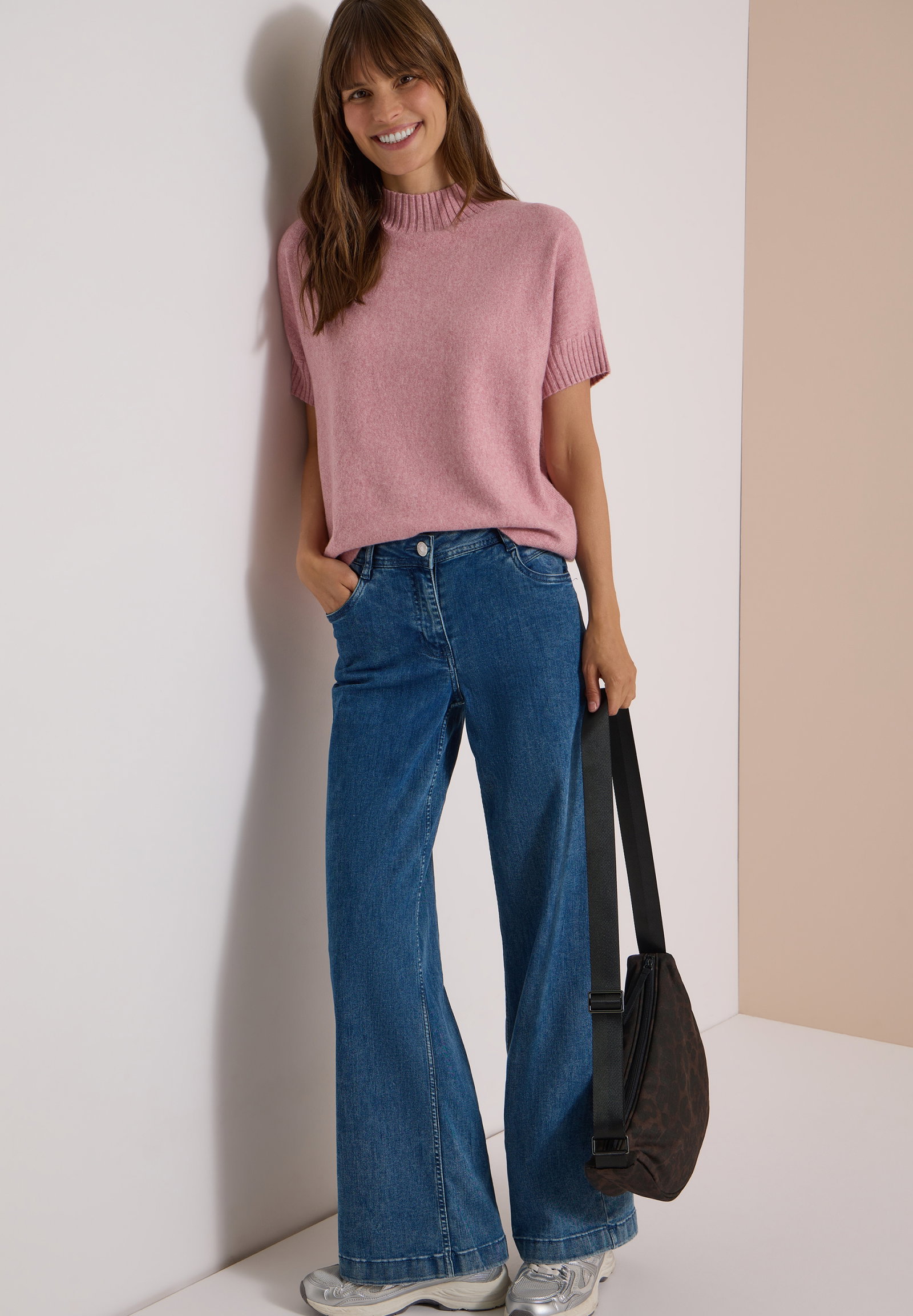 TOS Cosy shortsleeve Dolman, velvet rose melange #5