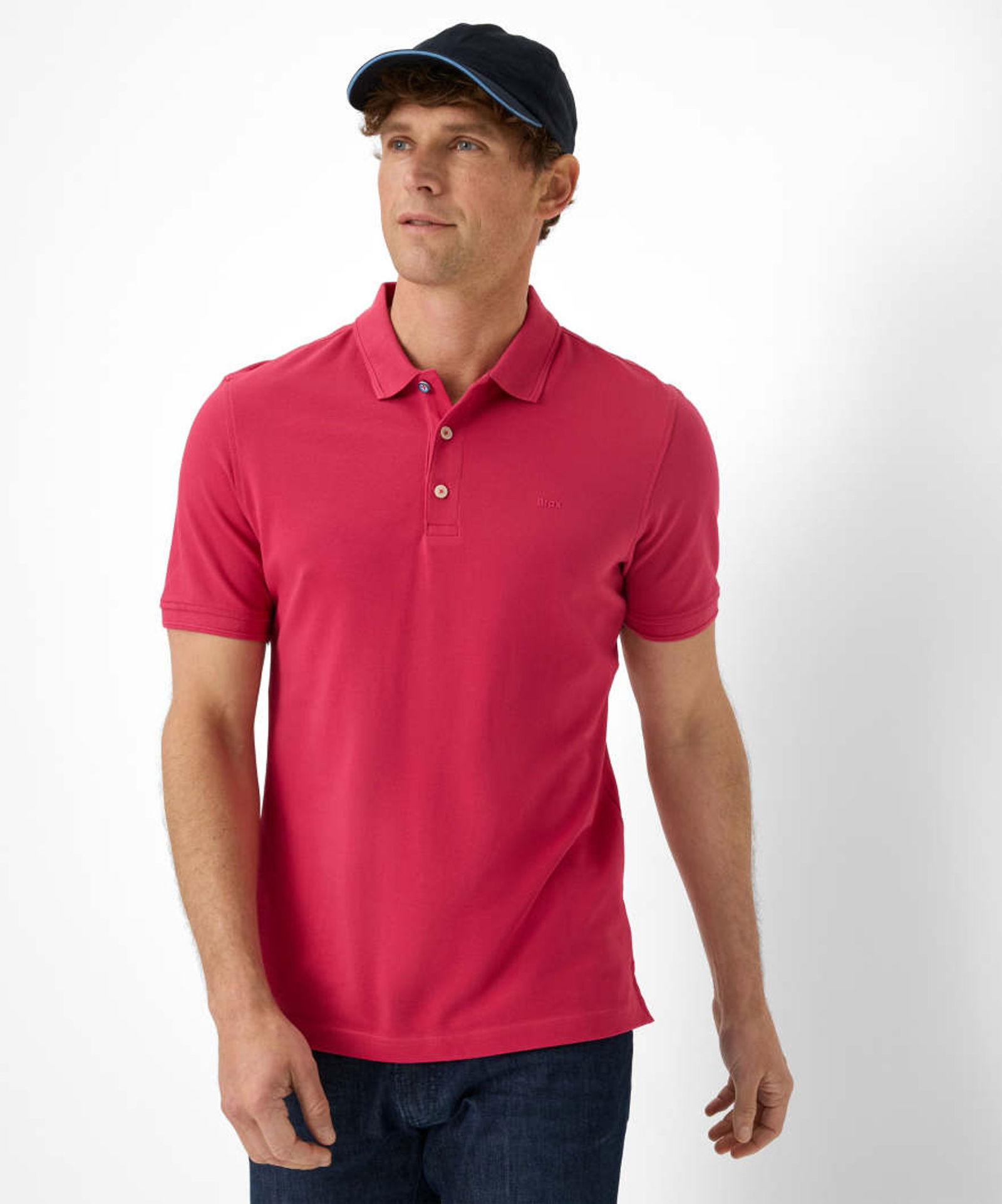 Brax |  Brax Poloshirt  | M | crunchy pink