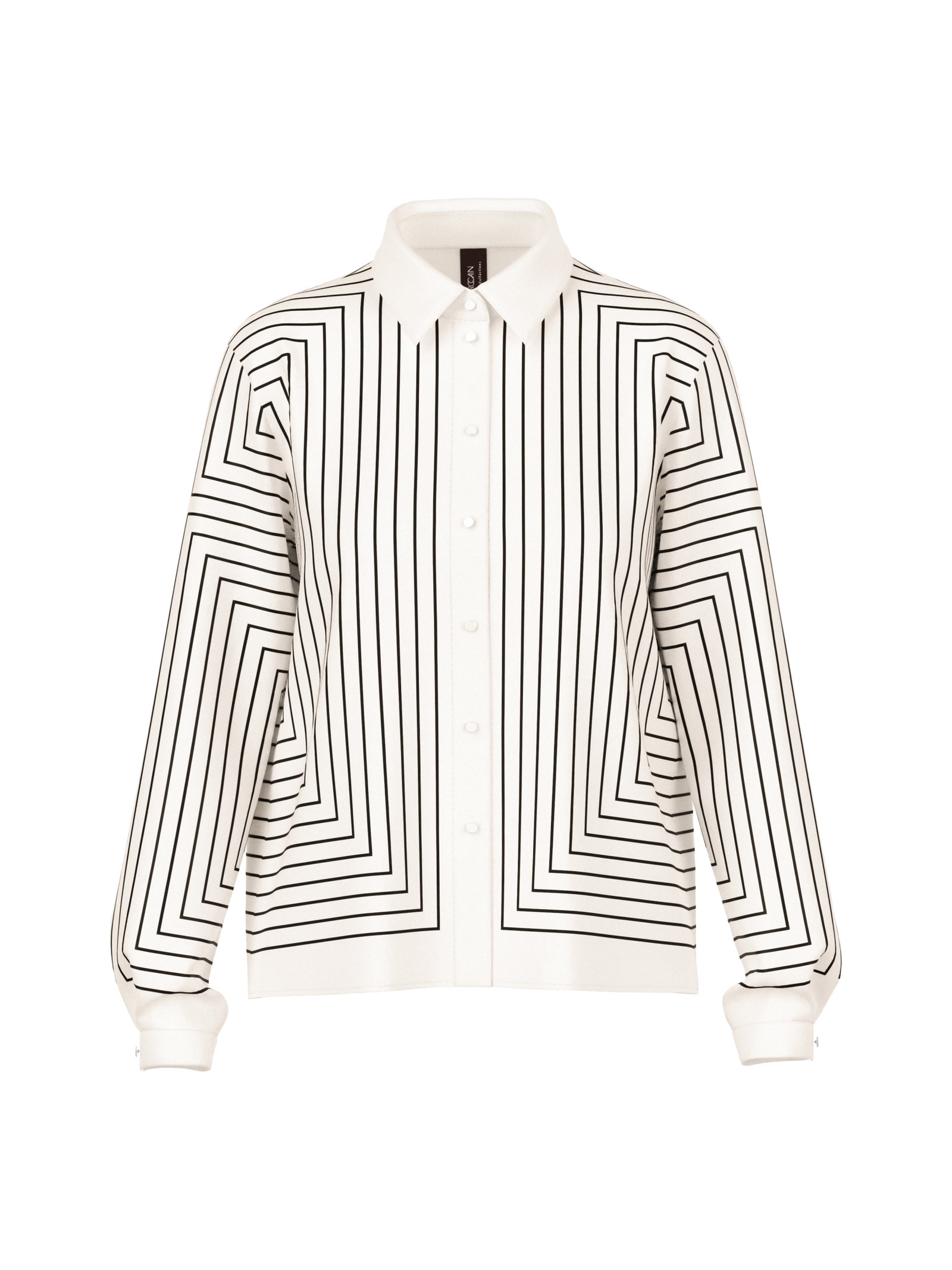 Bluse, white and black #1