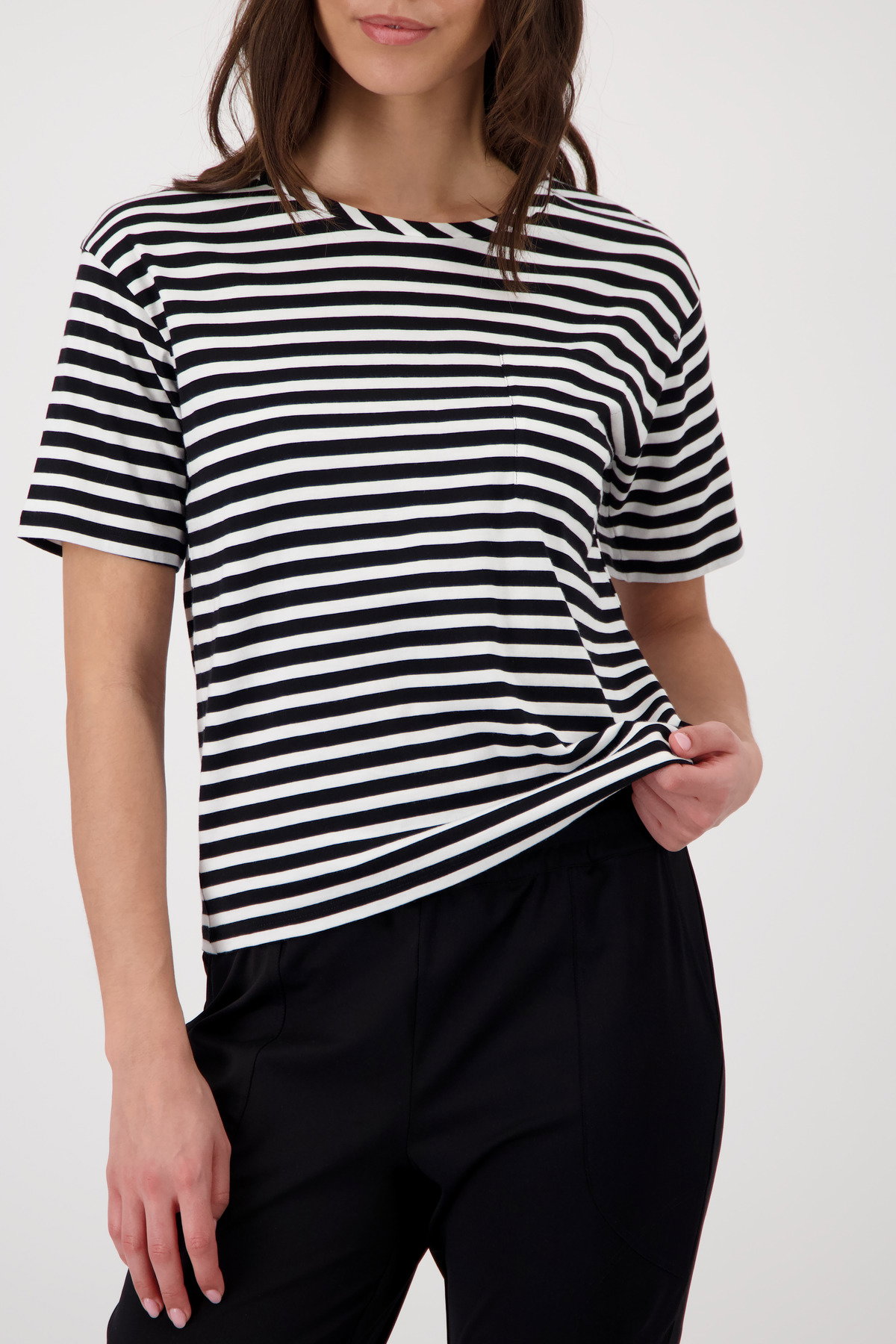 T-Shirt, schwarz gemustert #2