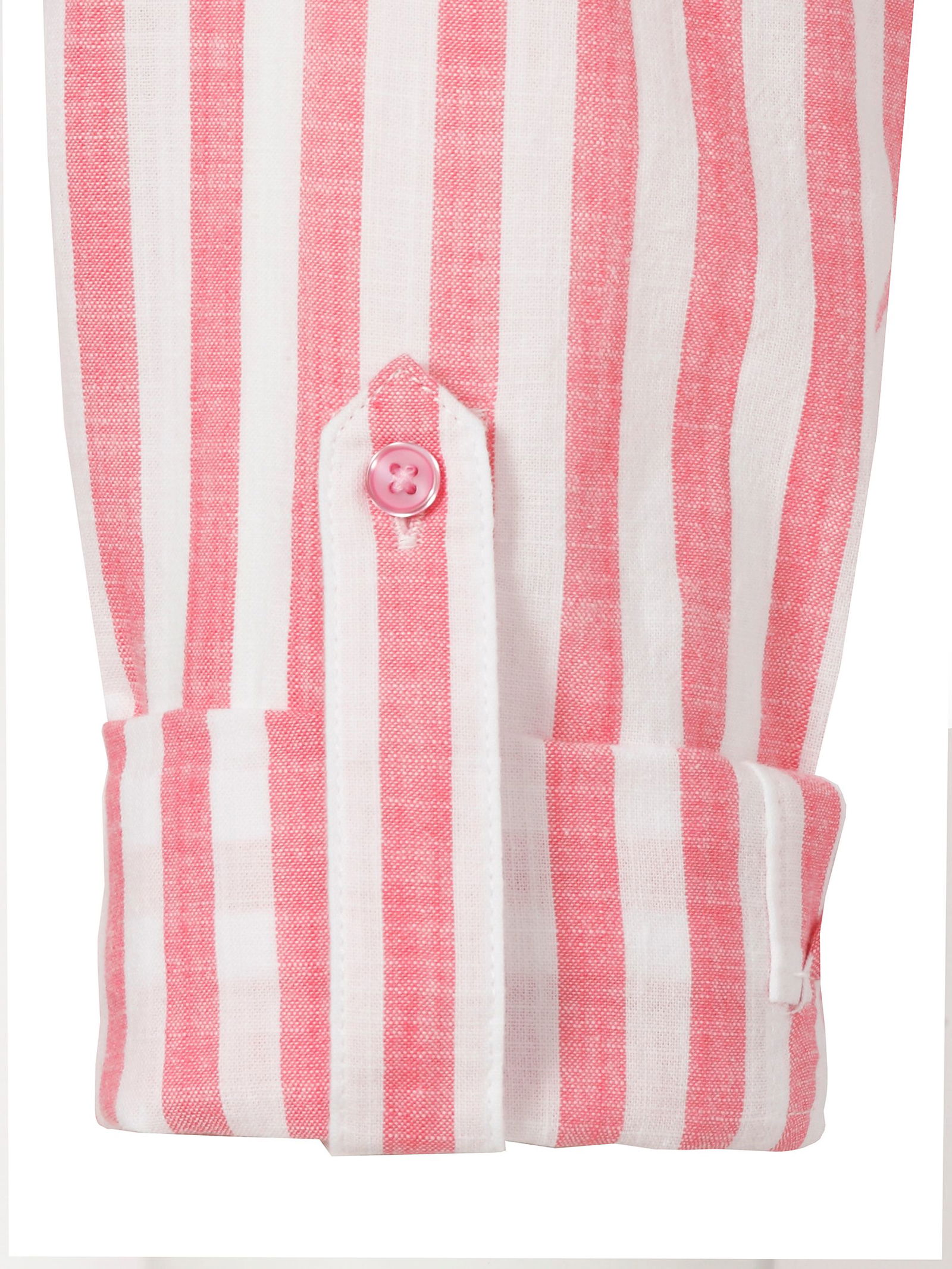 VIA APPIA DUE | Bluse Hemdkragen 1/1 Arm Streifen | 54 | wassermelone / weiss
