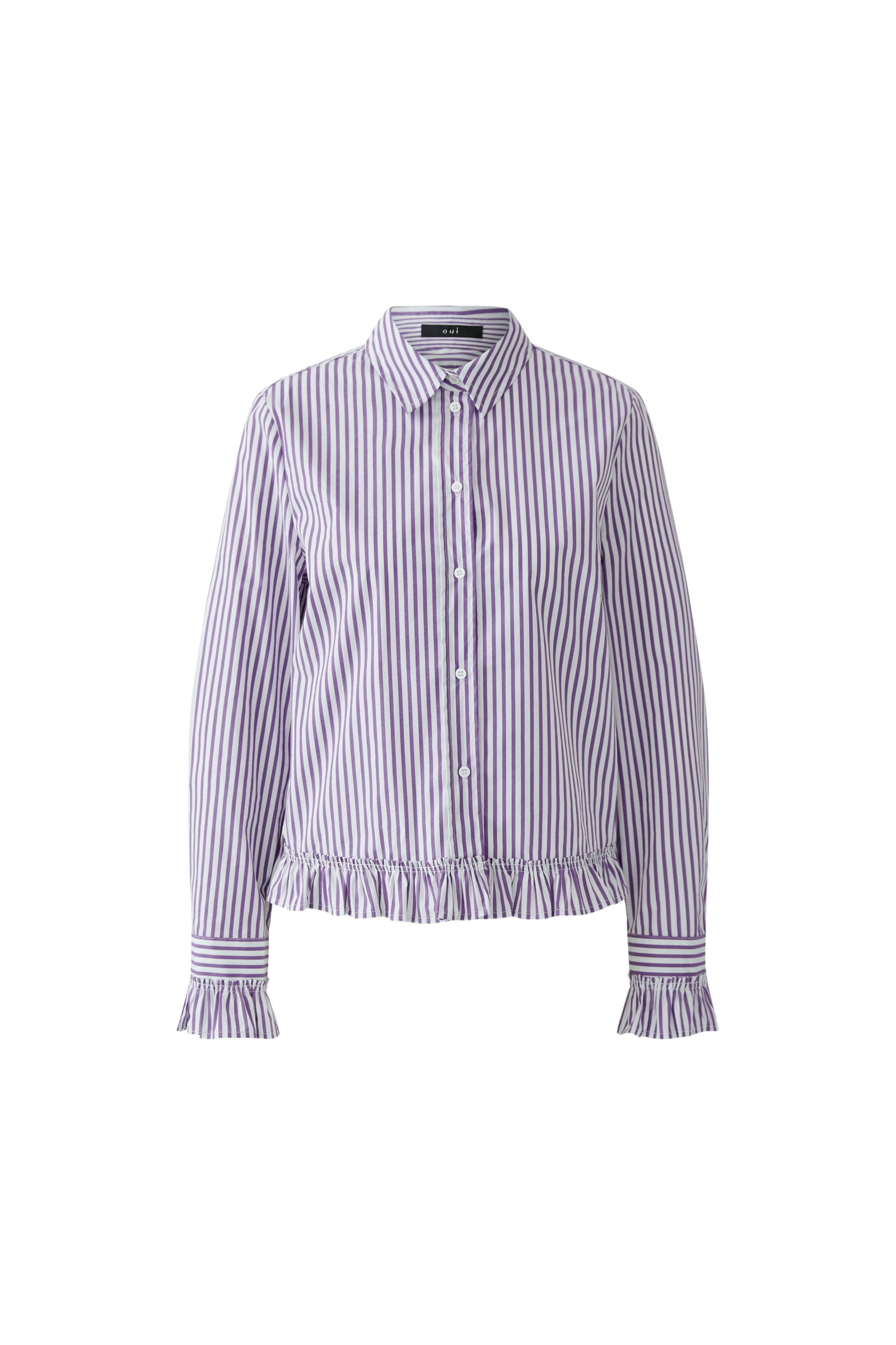 Bluse, white violett #7