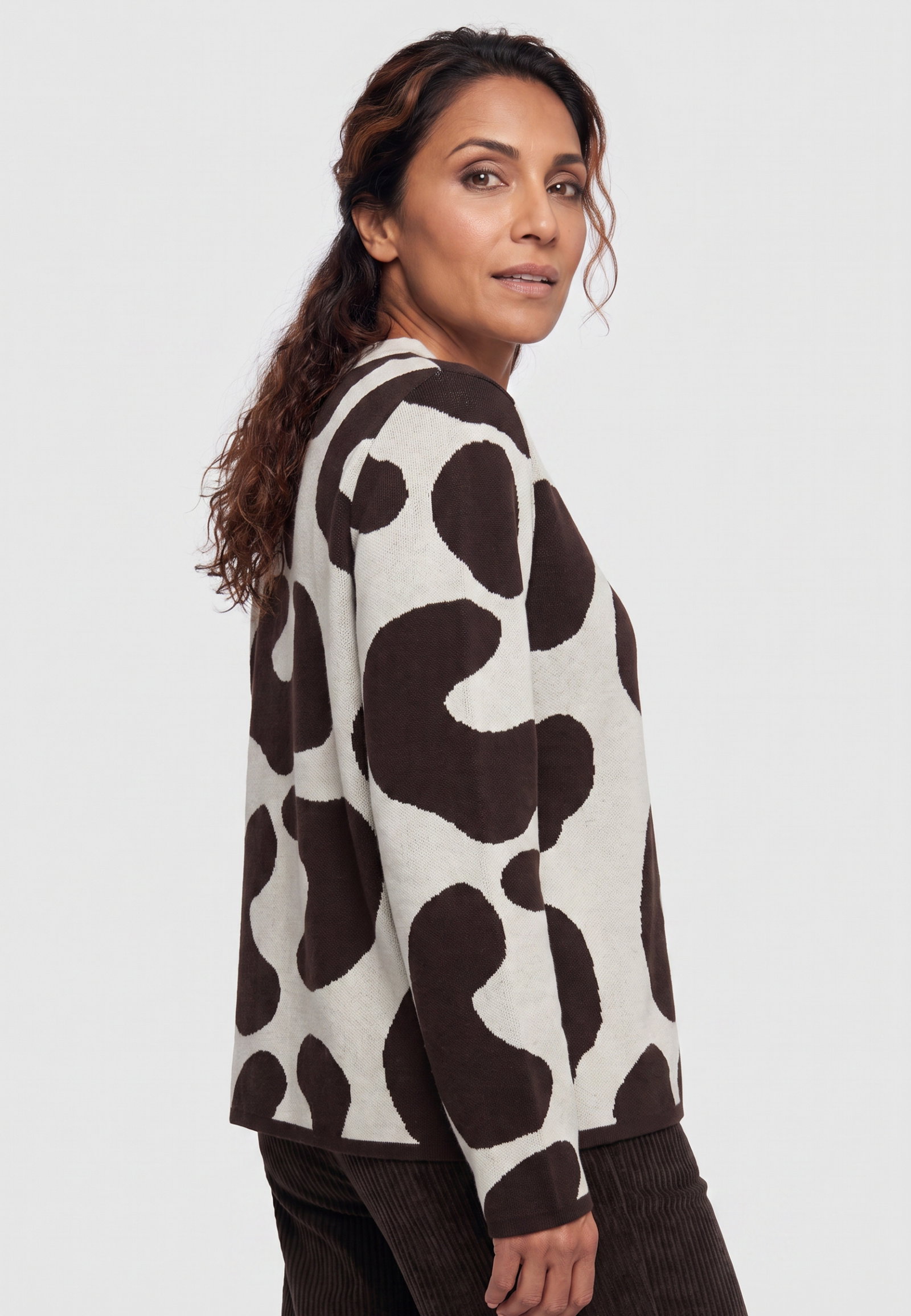 Pullover Long Sleeves, Almond Beige Mel. #4