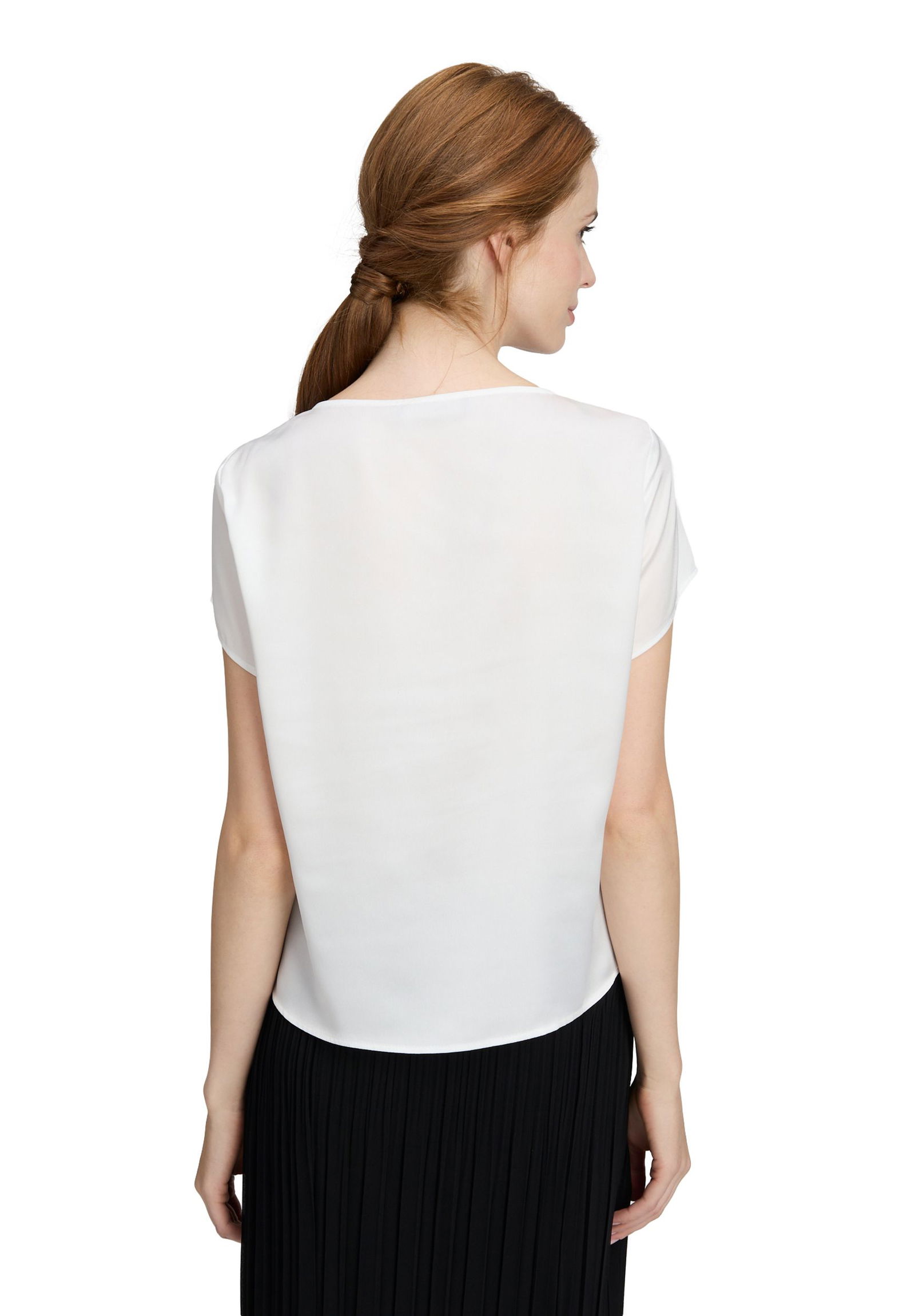 Vera Mont | Satin-Bluse | 42 | rohweiß