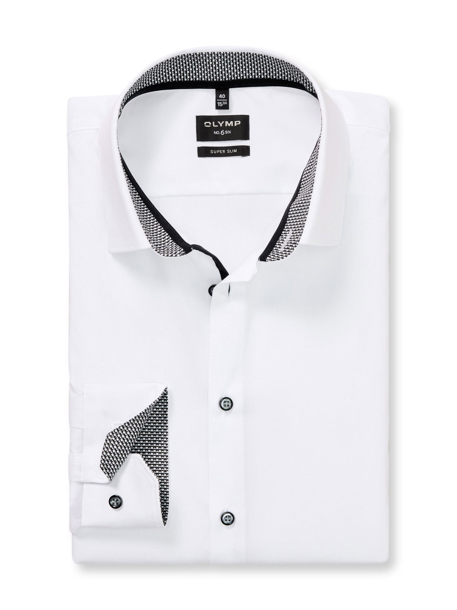 Olymp | Olymp Hemd Slim Fit | 39 | weiß