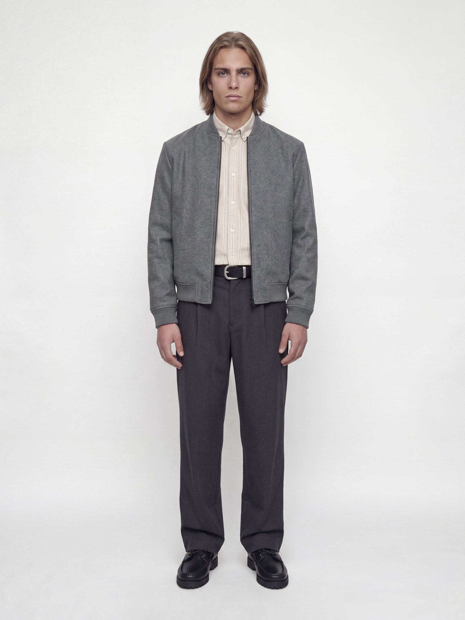 JJEJAMES BOMBER SN, Dark Grey #5