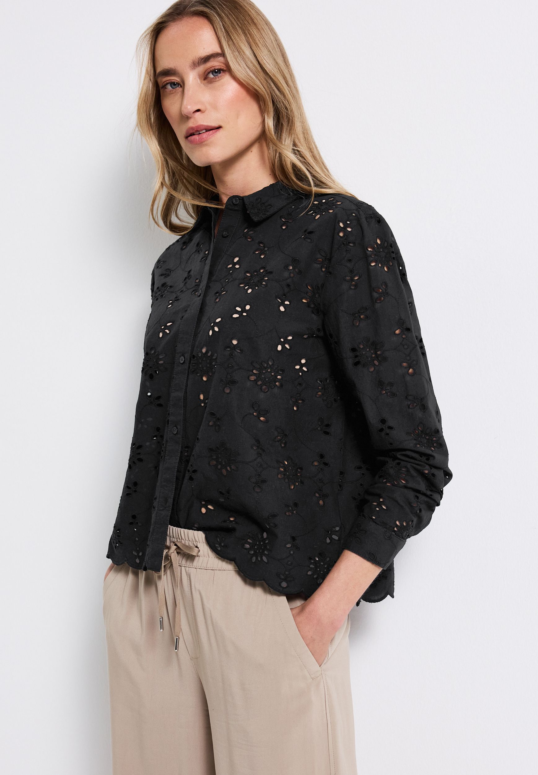 Street One |  Street One Hemdbluse  | 40 | black