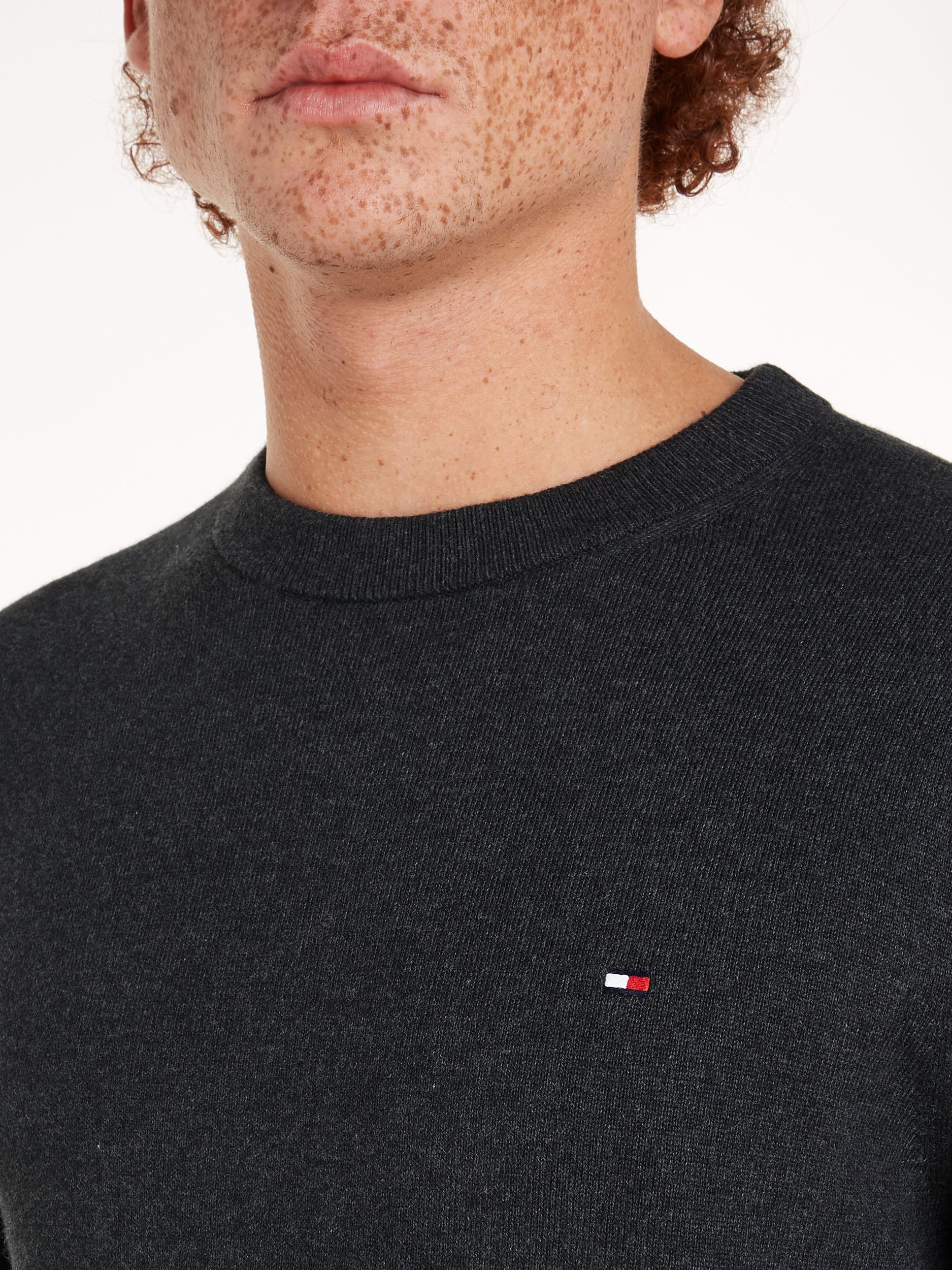 Tommy Hilfiger |  Tommy Hilfiger Pullover  | L | dark grey heather