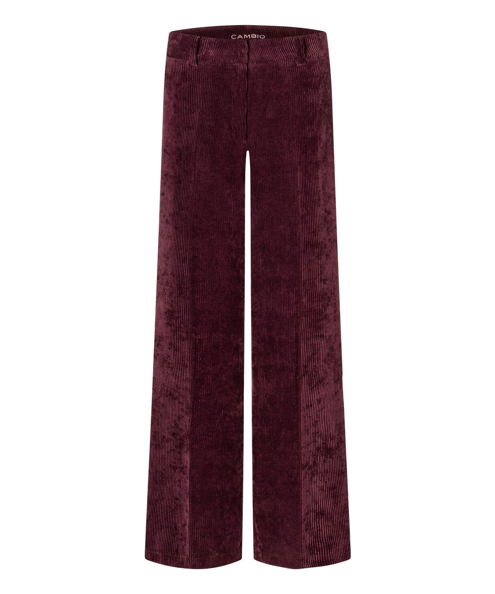 Cambio |  Cambio Regular Fit Stoffhose "Amelie" | 42/32 | burgundy lipstick