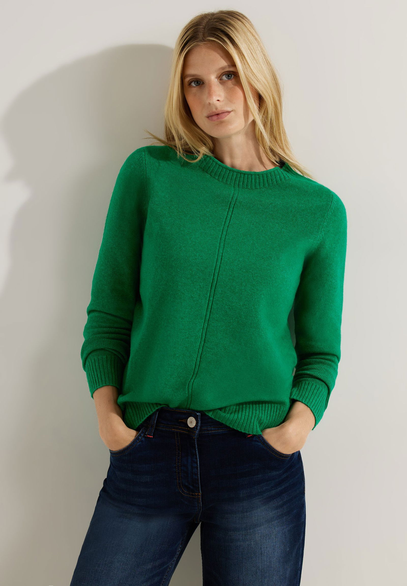 CECIL |  CECIL Pullover  | XXL | bright green melange