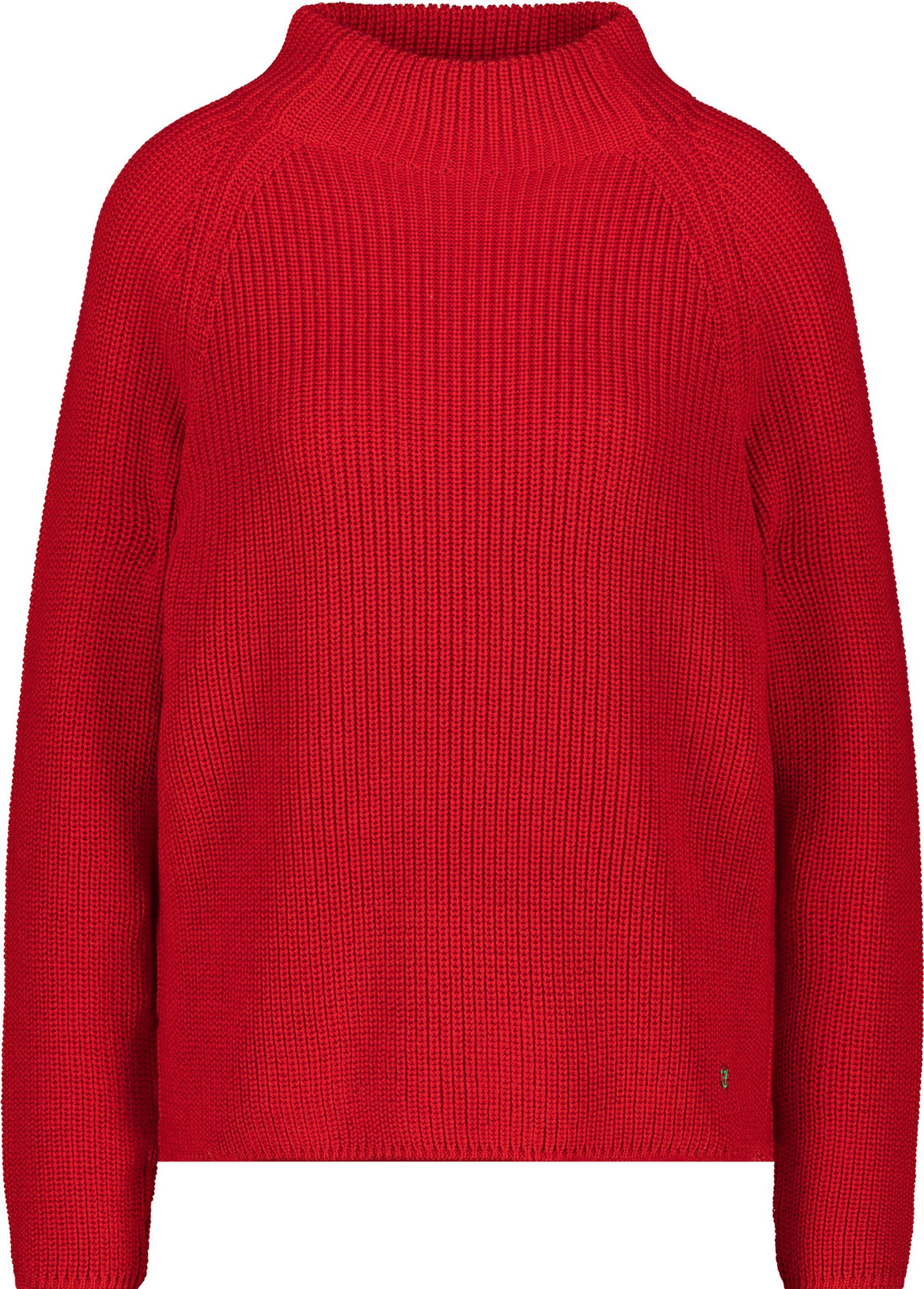 Monari |  Pullover, deep red | 36 | red lipstick