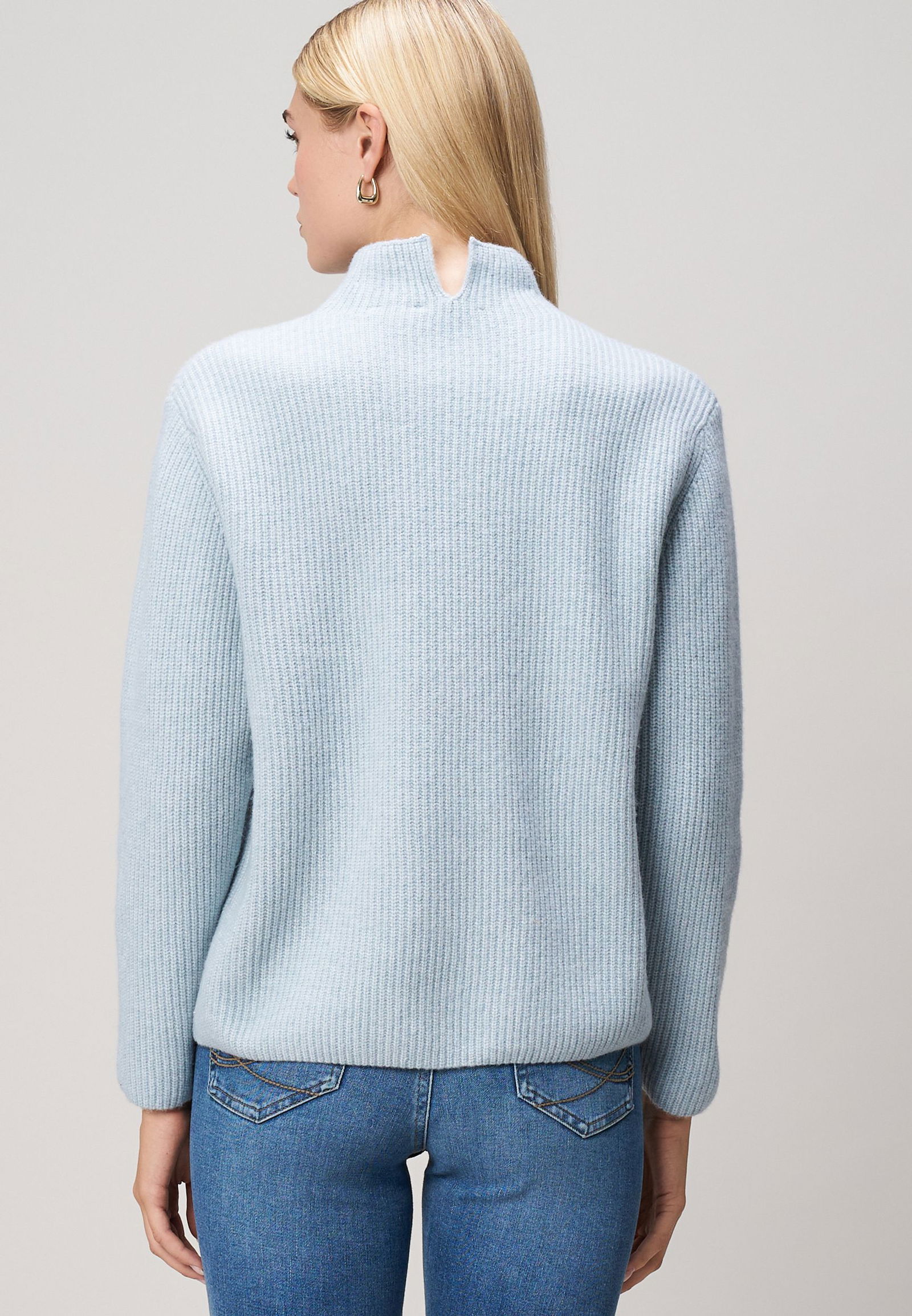 Zero | Zero Pullover | 36 | light blue melange