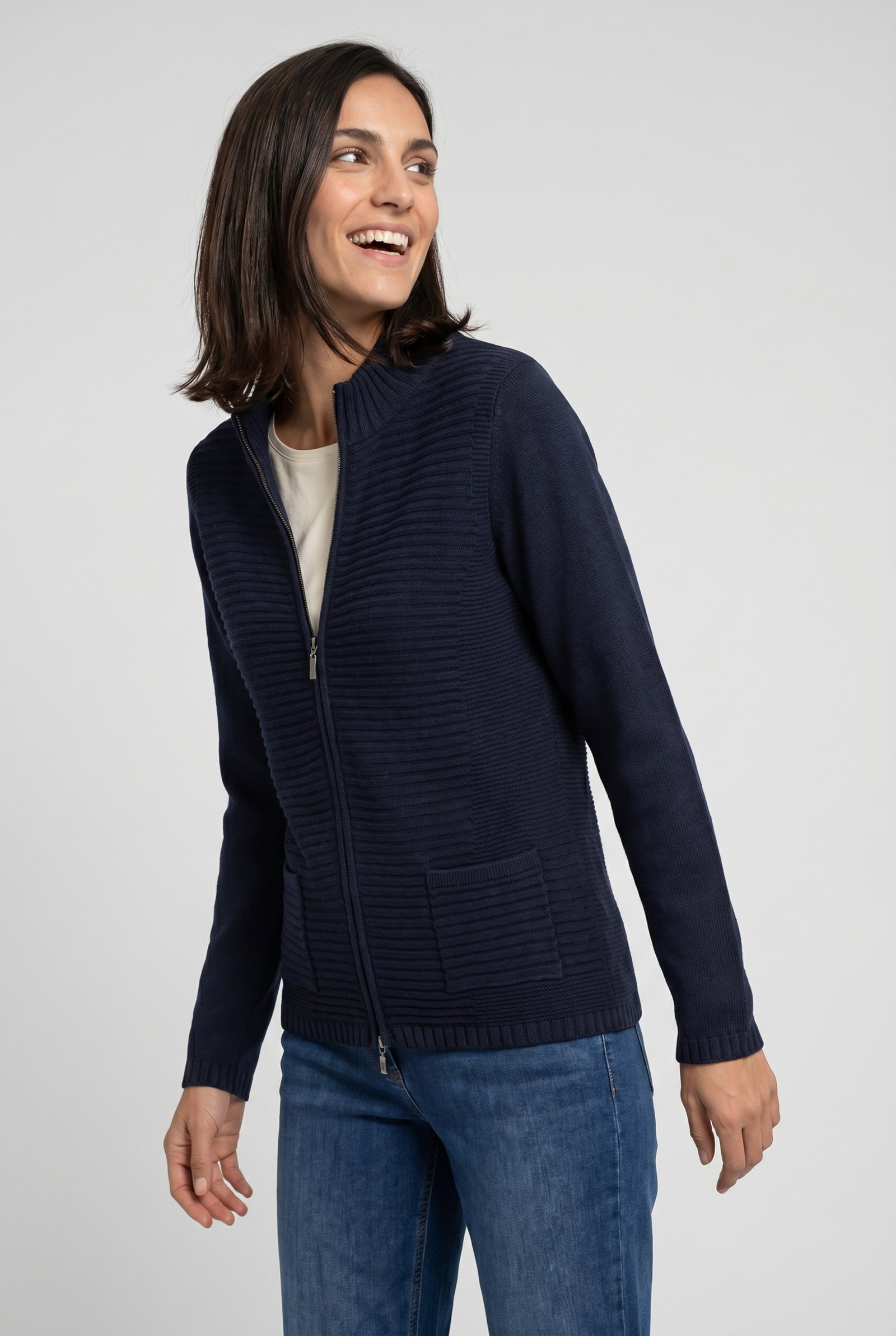 Cardigan Long Sleeves, Power Navy #5