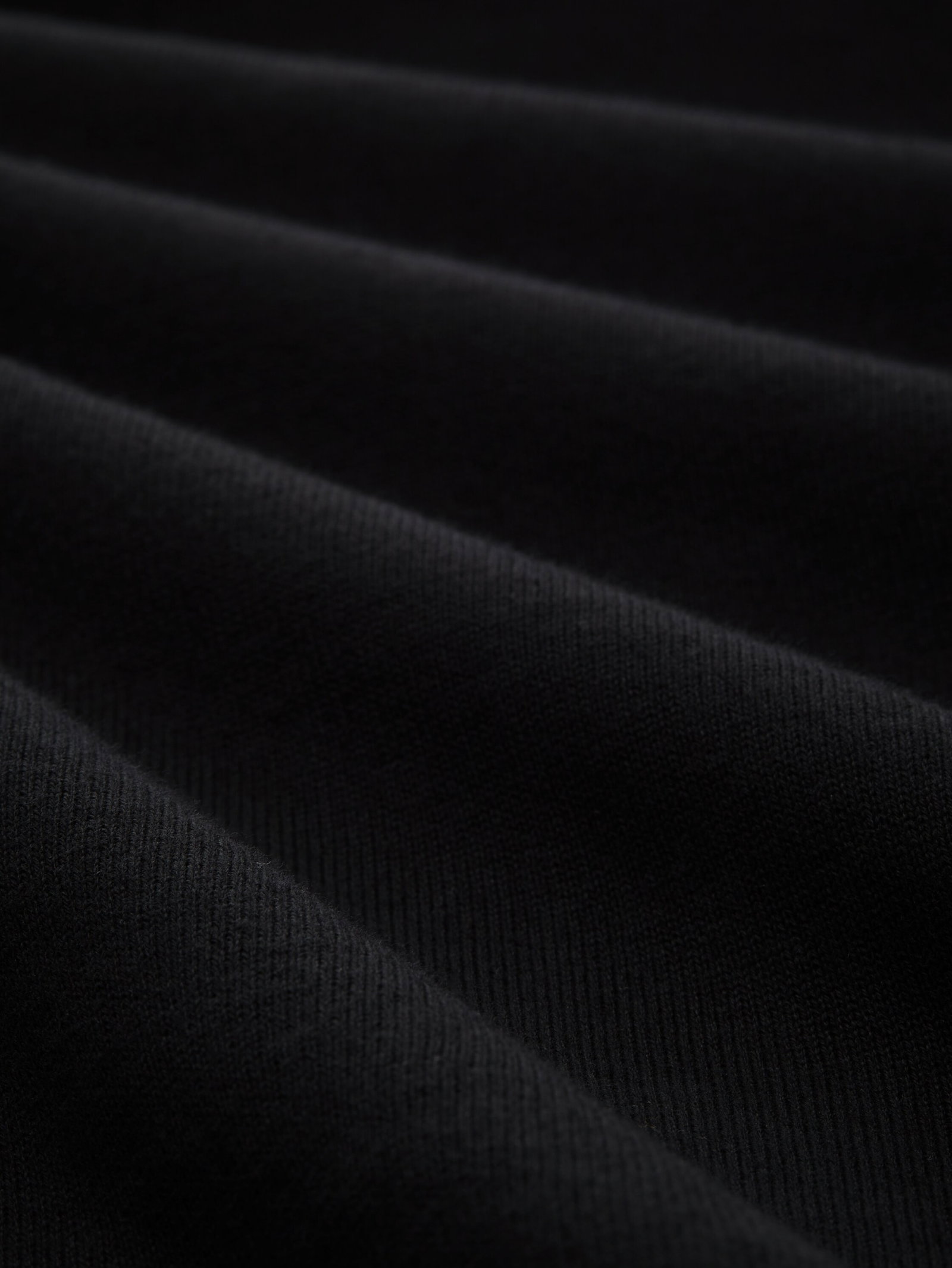 basic v neck sweater, Black #2