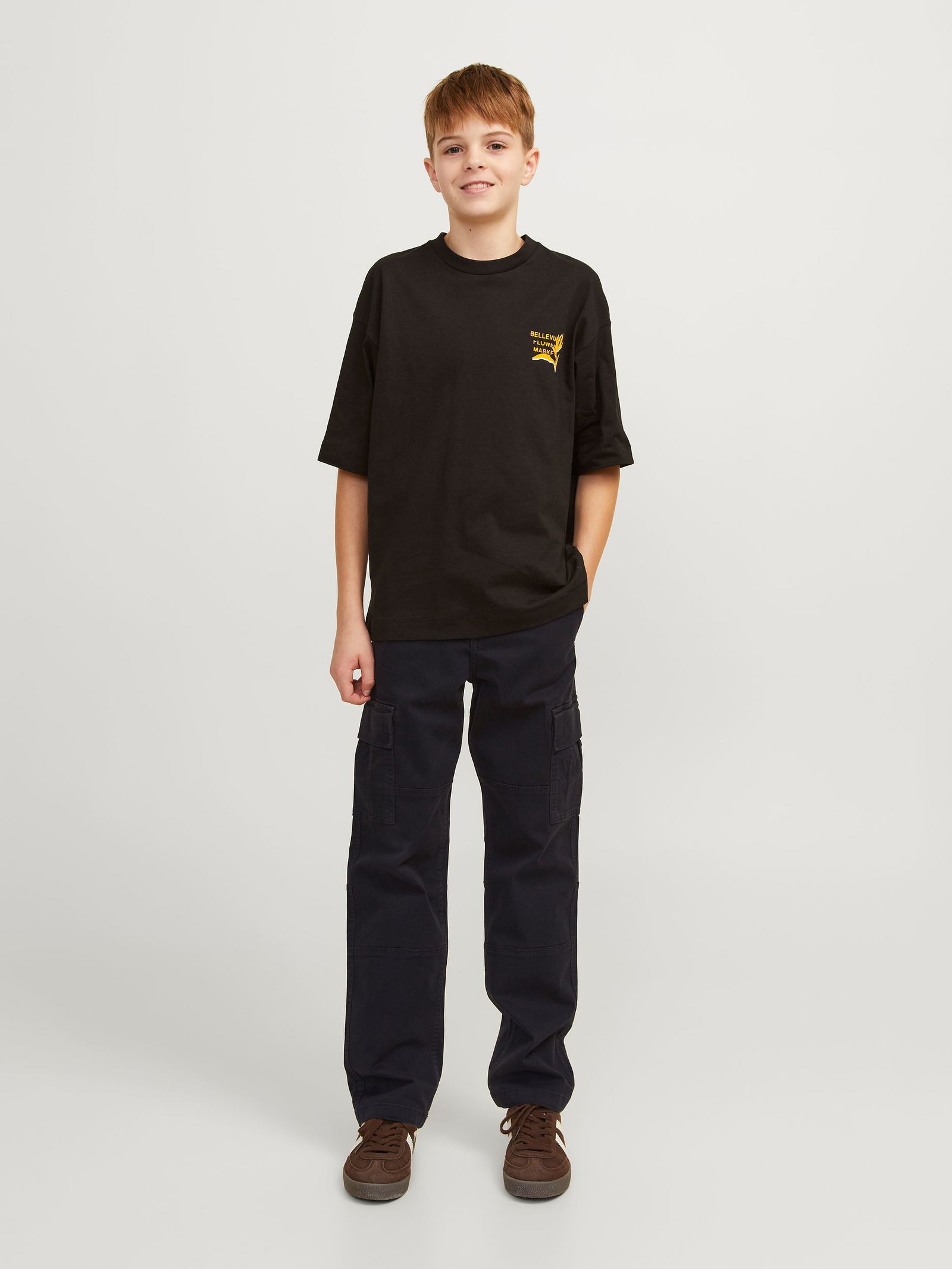 Jack&Jones | JPSTKANE JJHARLOW CARGO NOOS JNR | 140 | black