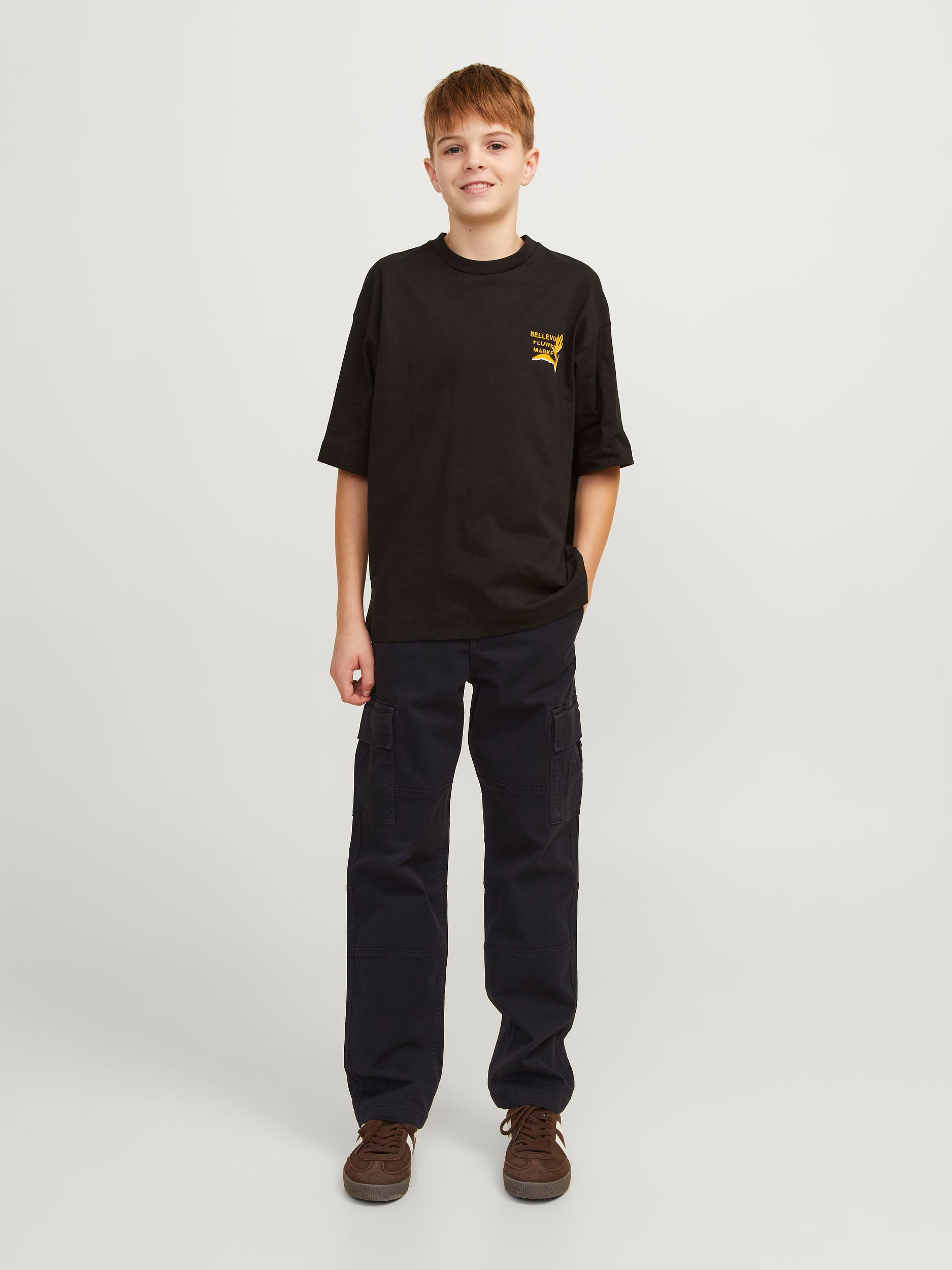 Jack&Jones |  JPSTKANE JJHARLOW CARGO NOOS JNR | 140 | black