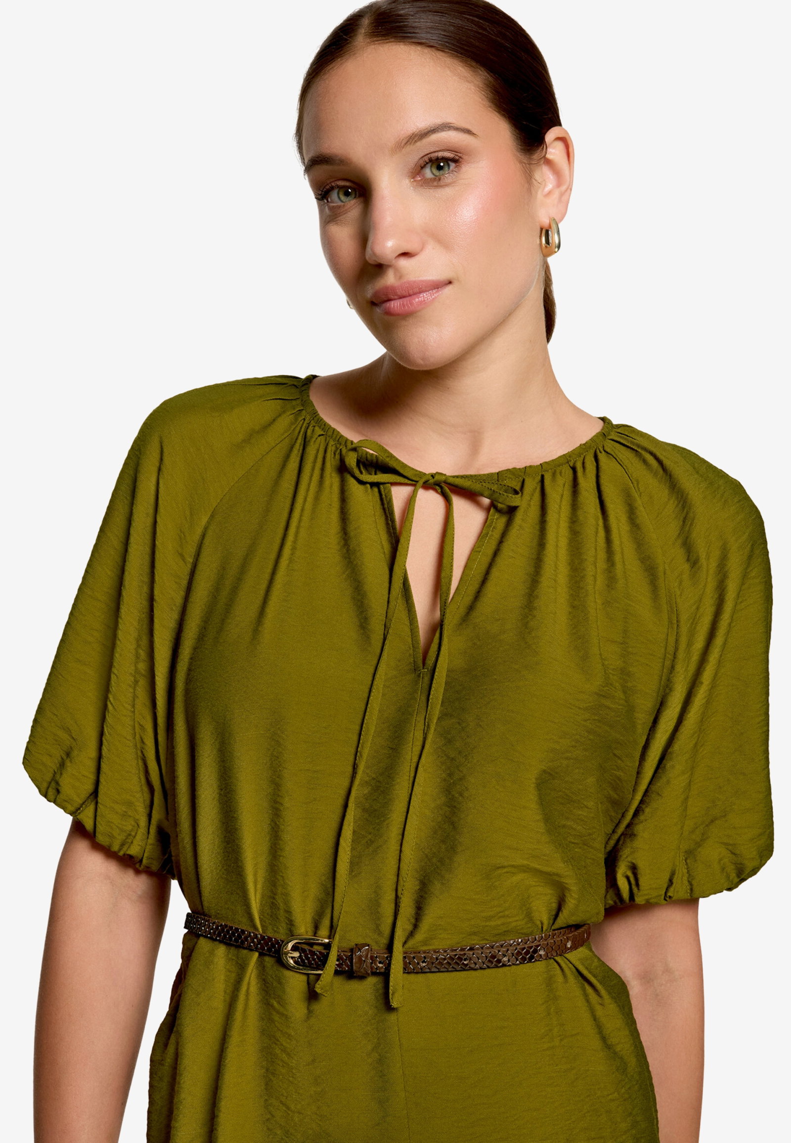 Kleid Kurz 1/2 Arm, Fir Green #5