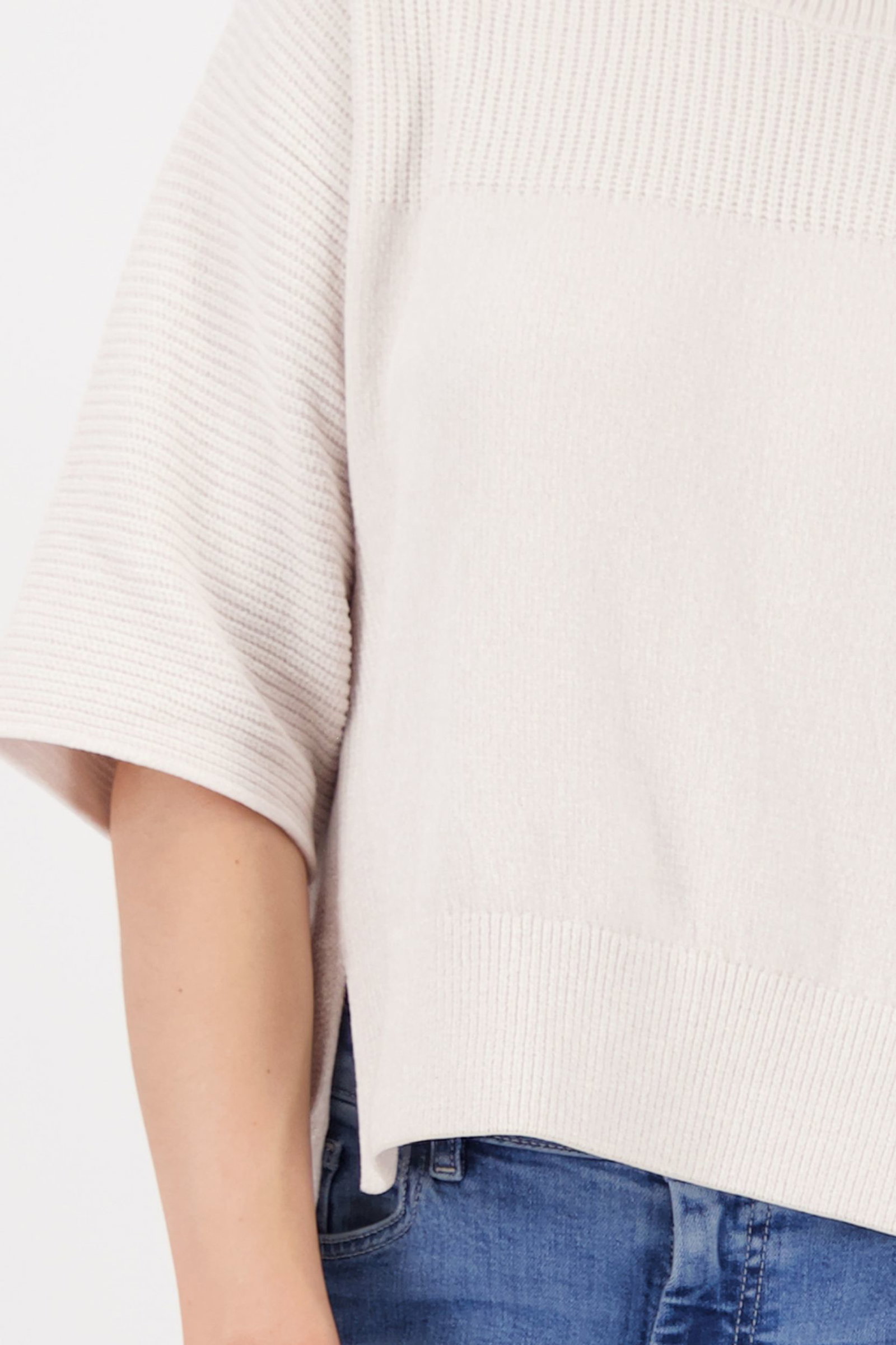 40 Sandshell Monarib Pullover mit Seitenschlitzen | sandshell | 42 | NEW-881777