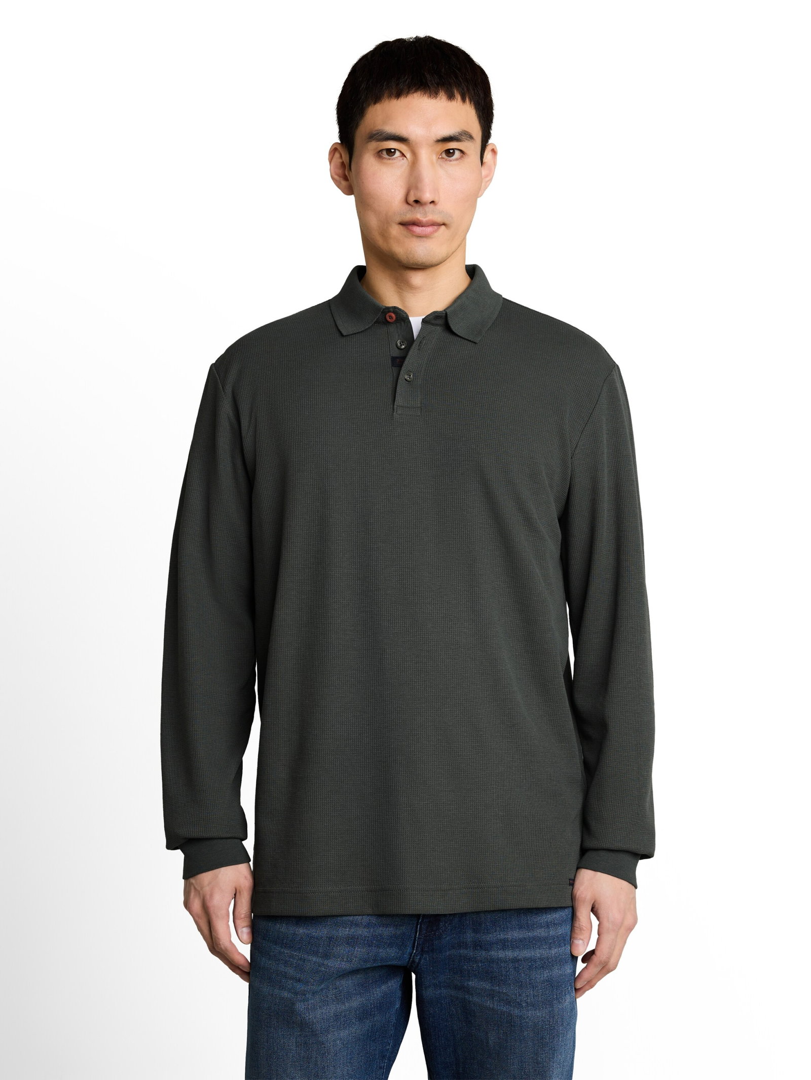 structured polo, Darkest Olive #5