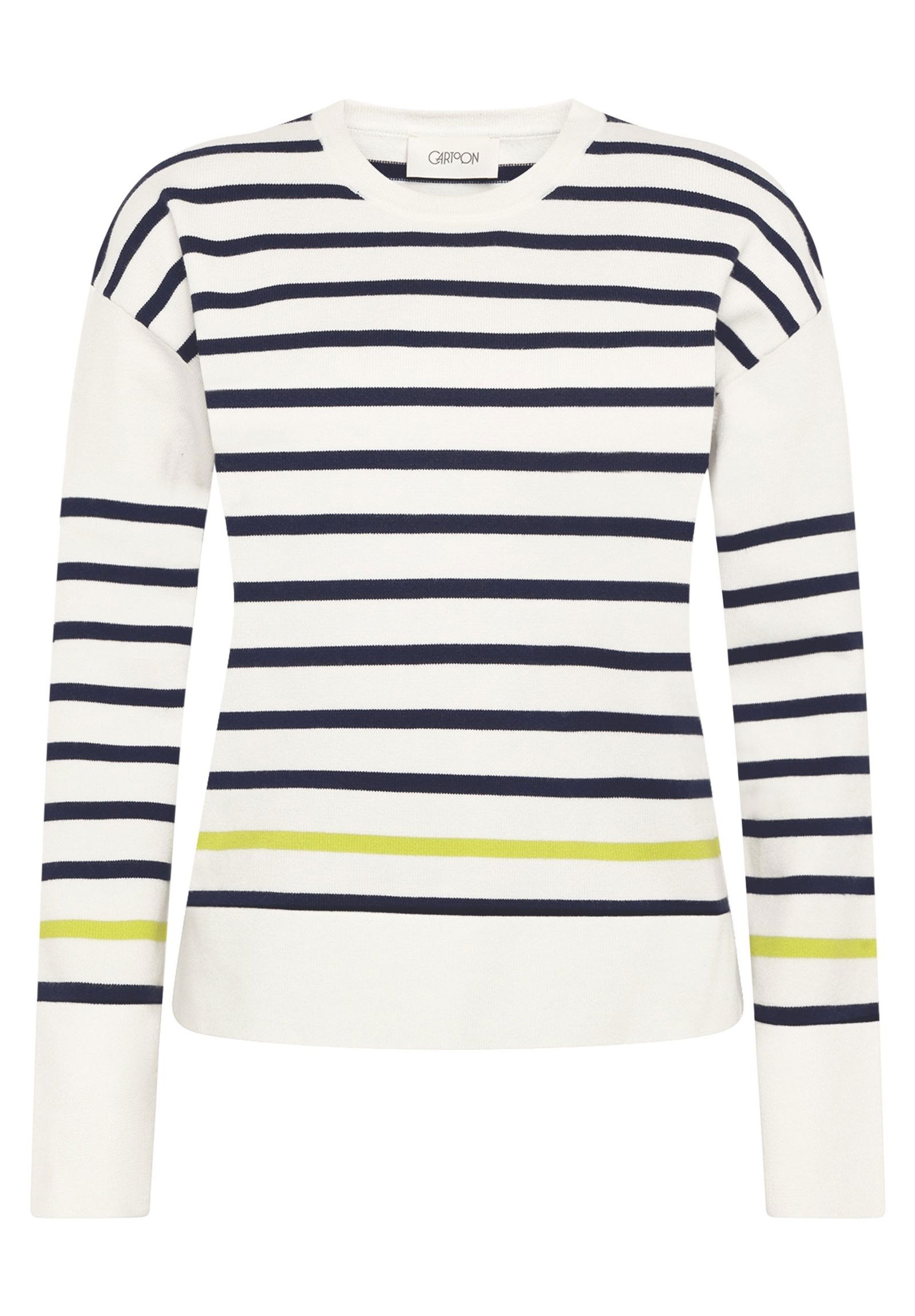 Cartoon |  Cartoon Pullover  | 38 | blau/weiß