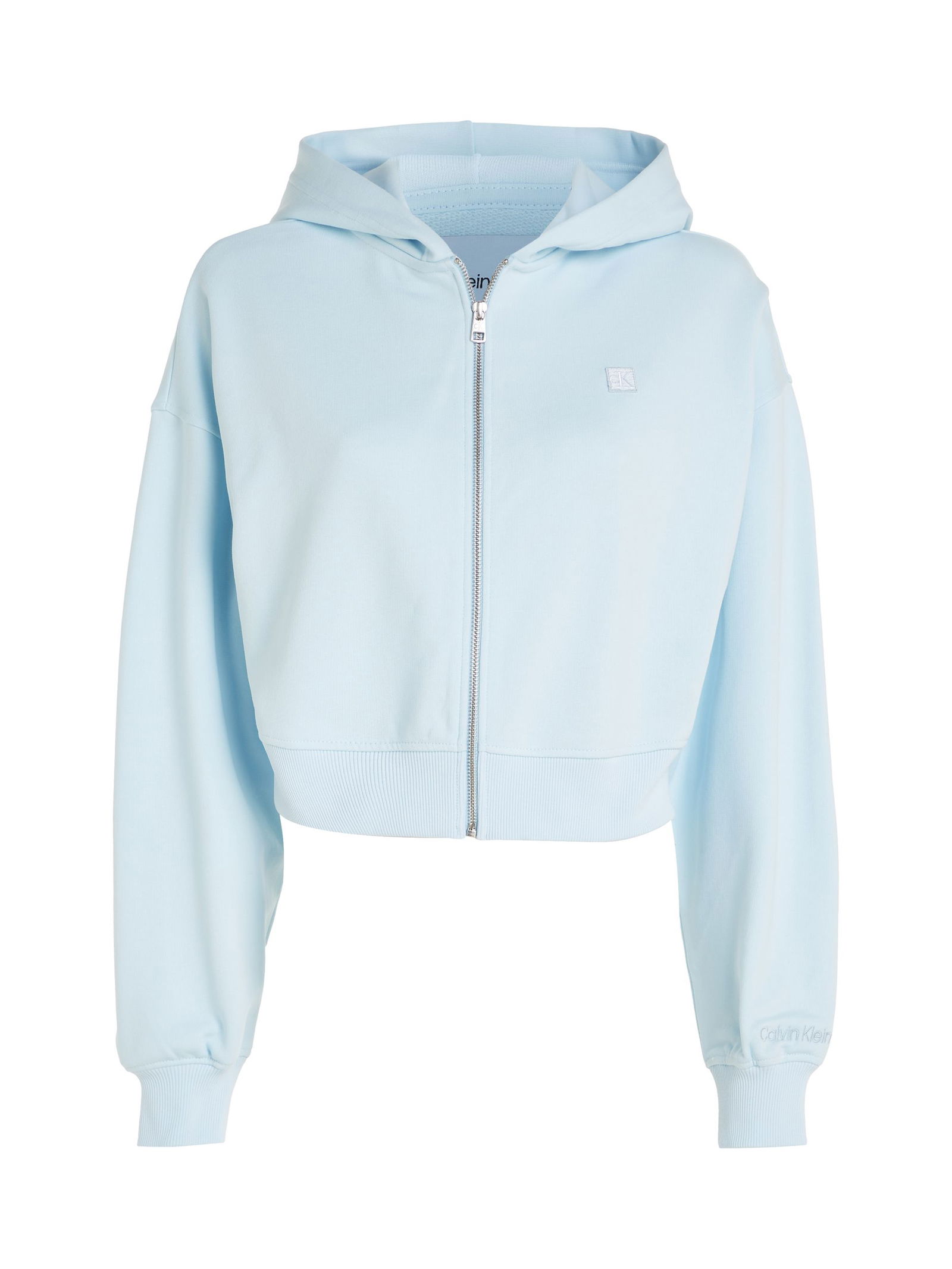  |  CK EMBRO BADGE ZIP-THROUGH | L | lavender aura