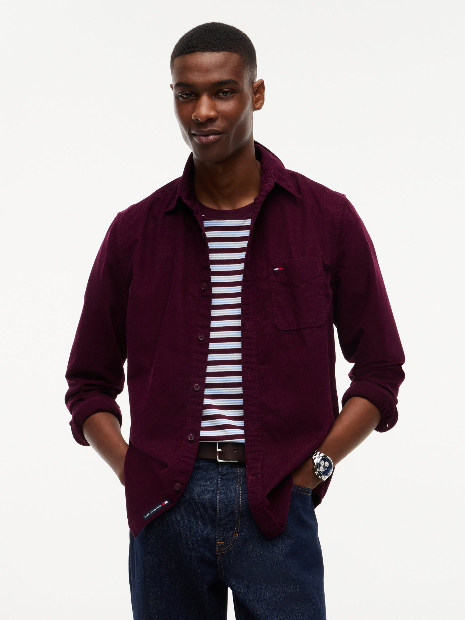 TJM REG BABY CORDUROY SHIRT EXT, PU #2