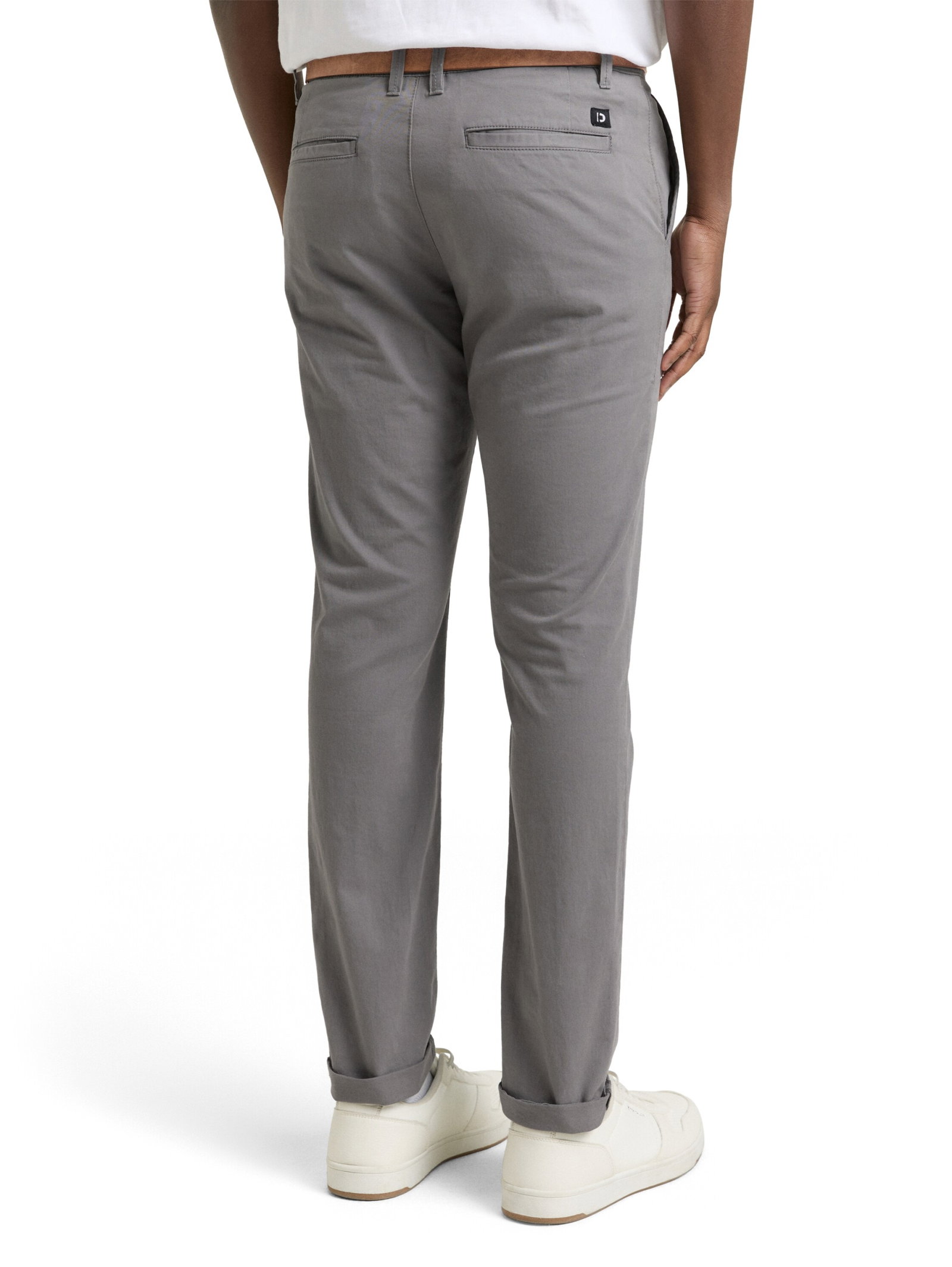 Slim Chino with belt, Castlerock Grey #4