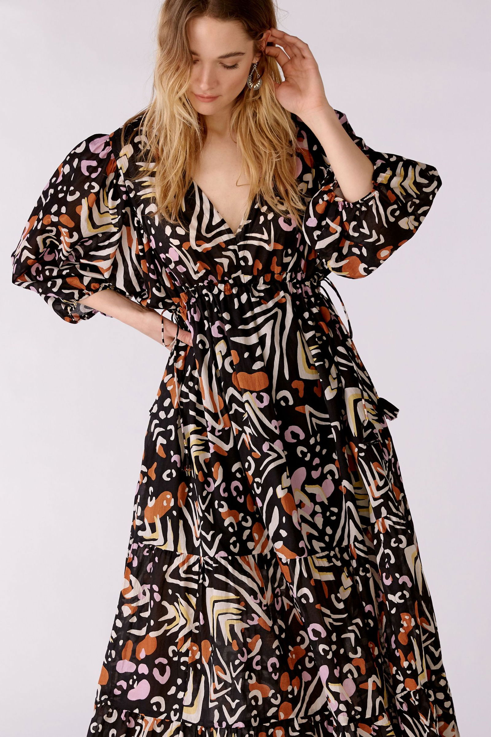 Maxikleid im angesagtem Druck