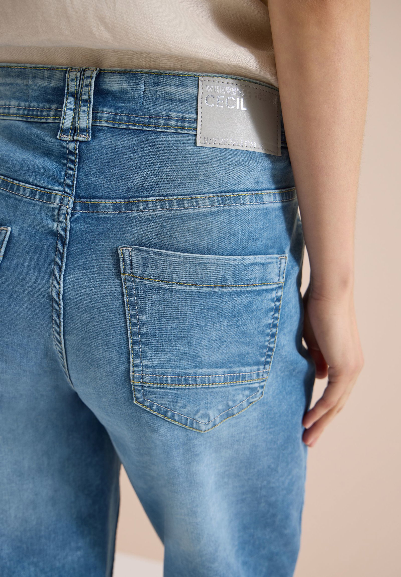 CECIL |  CECIL Shorts  | 29 | light blue washed