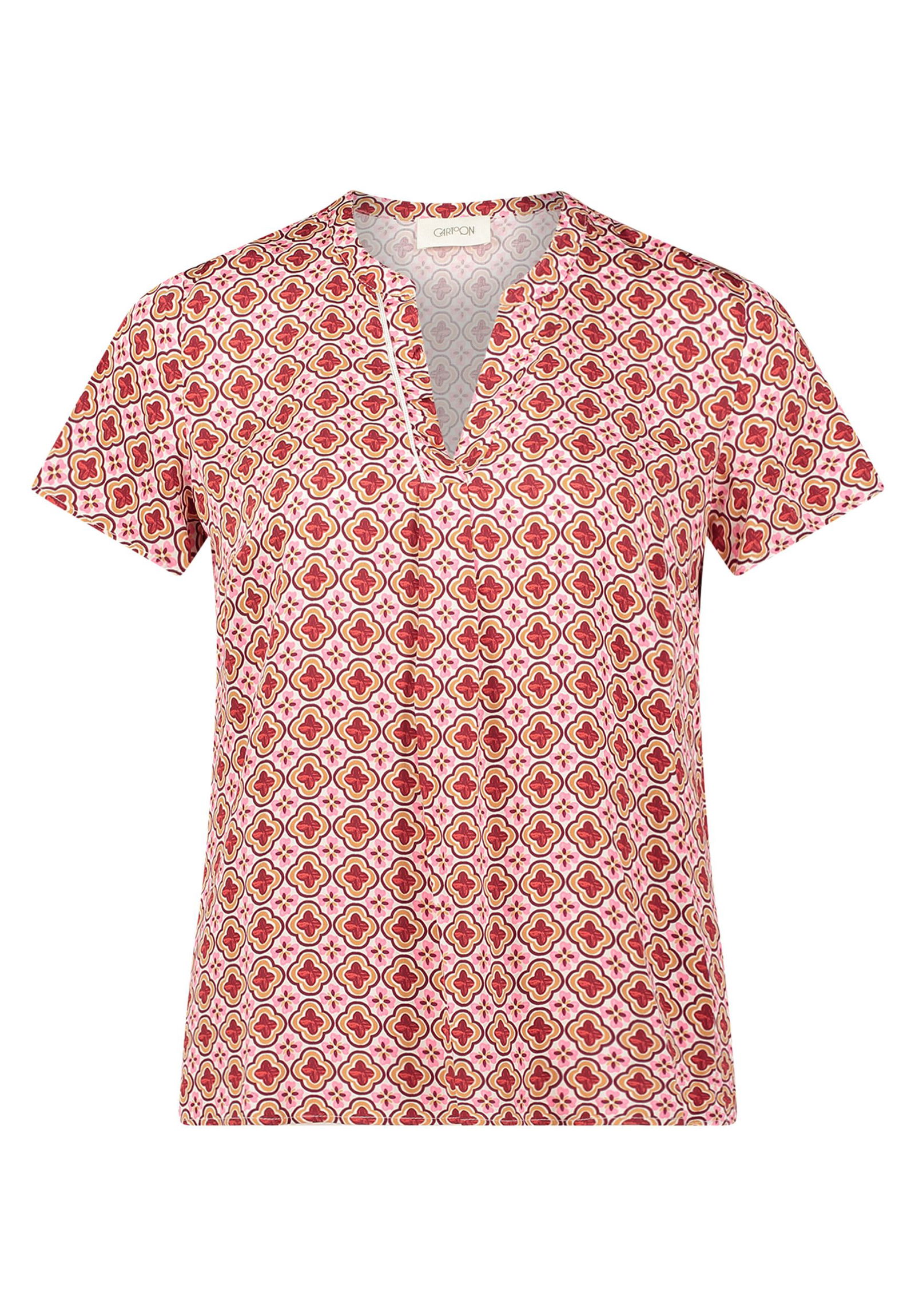 1f74304cf8241990d5147bedc5b419a5 Cartoon | Cartoon Druckbluse | 40 | cream/rosé