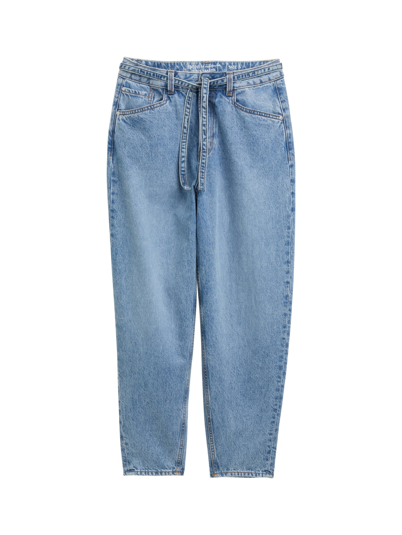 TTADEA BARREL, Used Mid Stone Blue Denim #7