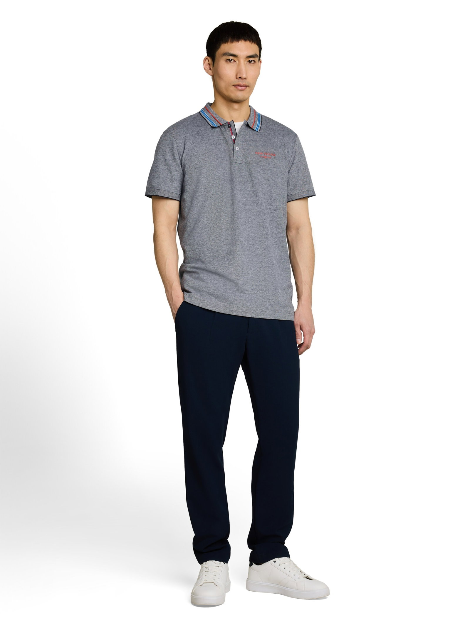 contrast polo, sky captain blue #3
