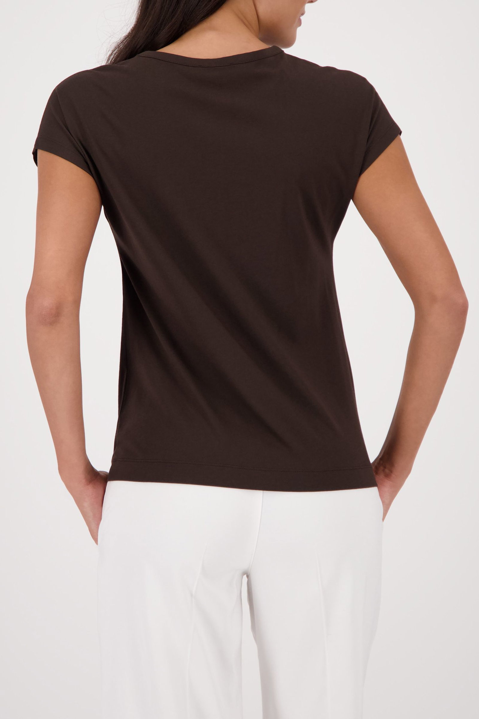 Monari |  T-Shirt, dark chocolate | 44 | 1283_564