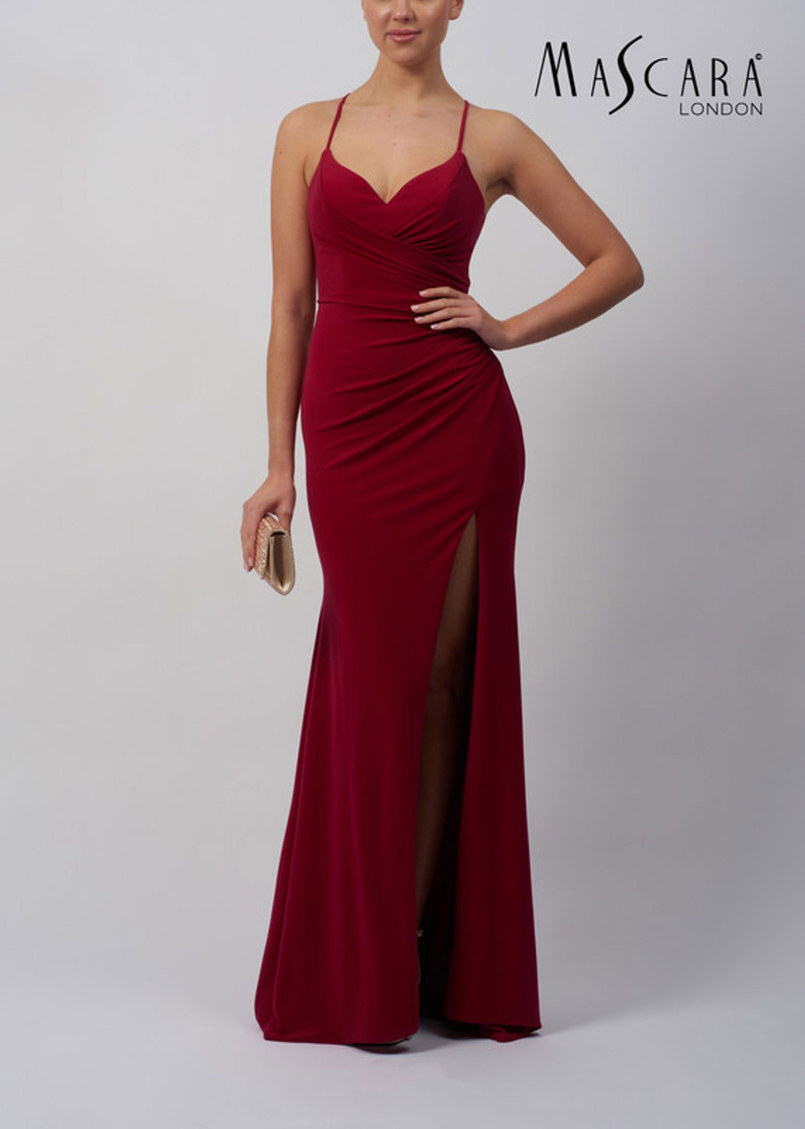 Mascara London |  Mascara London Langes Kleid  | 34 | rot